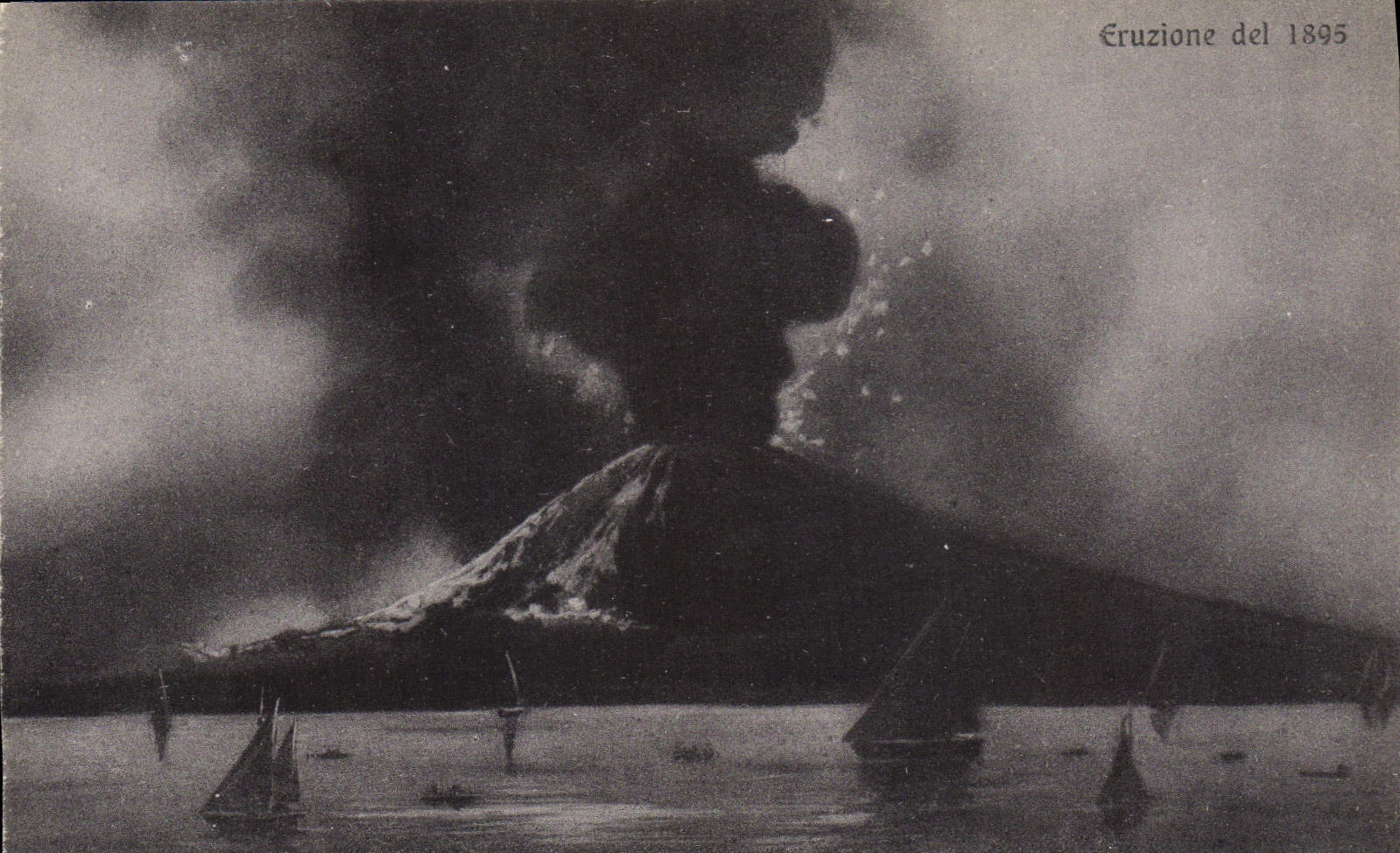 CPA Volcan Eruzione del 1895