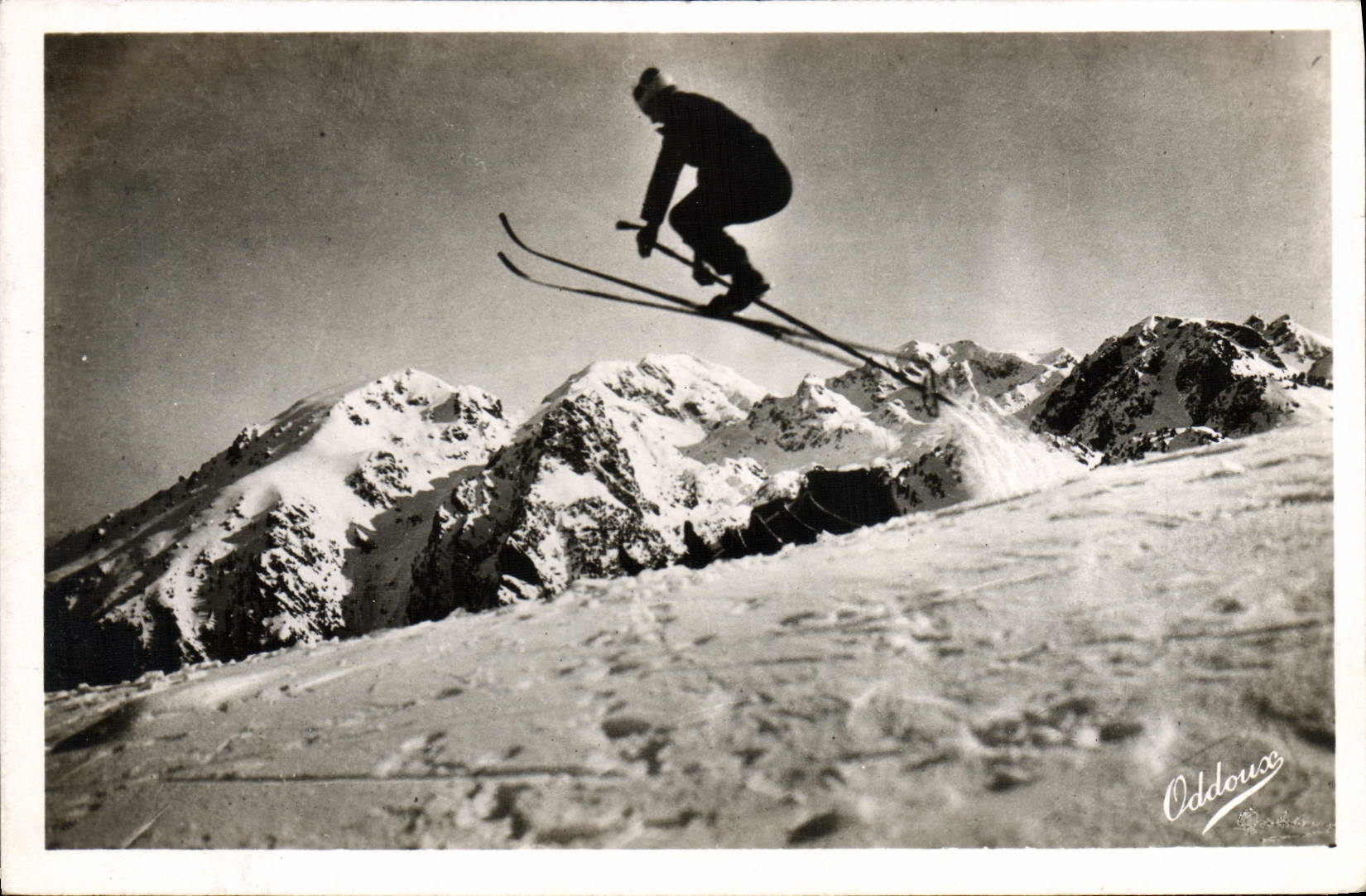 MODERN CARD Dauphine Winter sports Ski Jump of obstacle