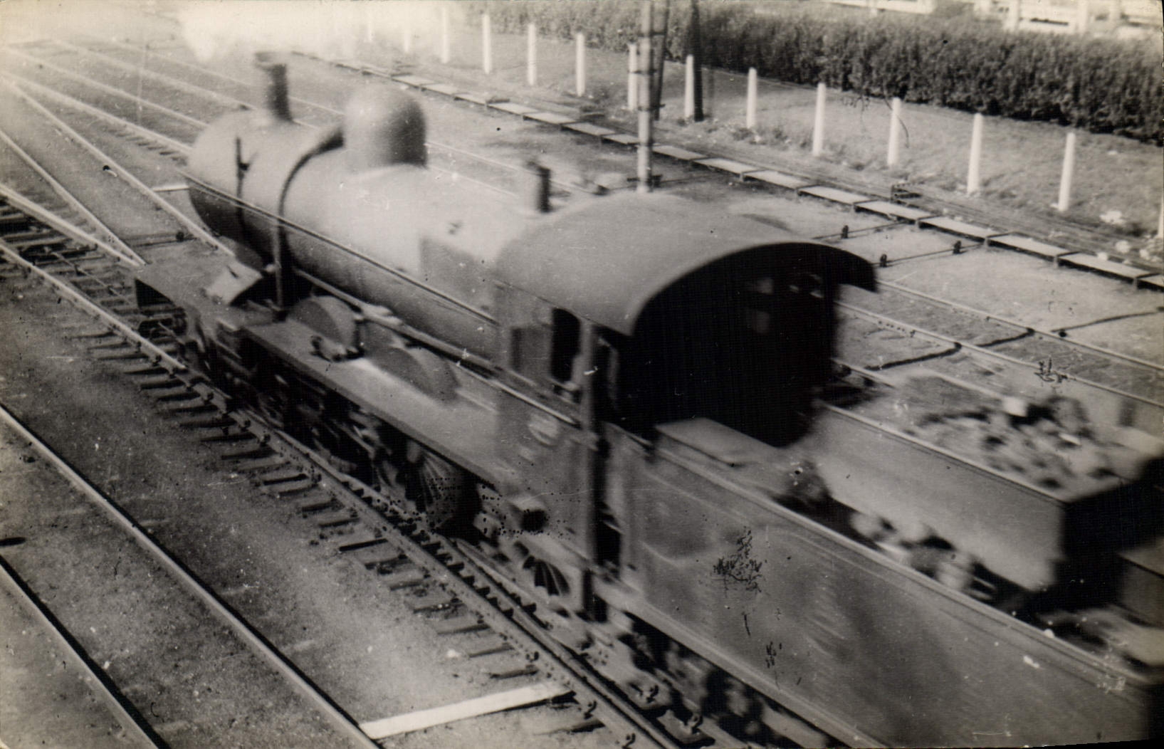 PHOTO Hermann Type 6 Atlantic genre PO Train Locomotive