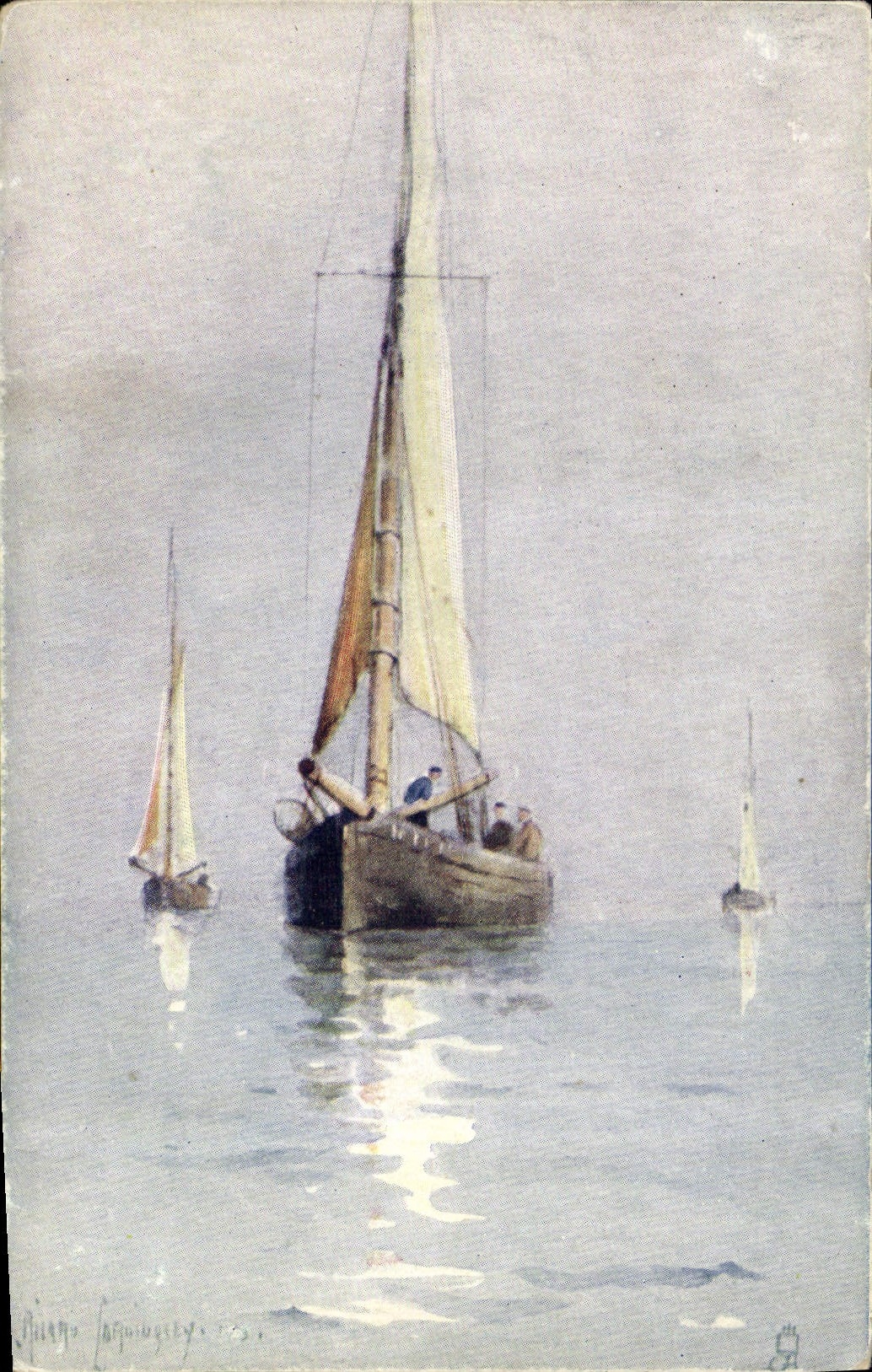 CPA Bateau Voilier 
