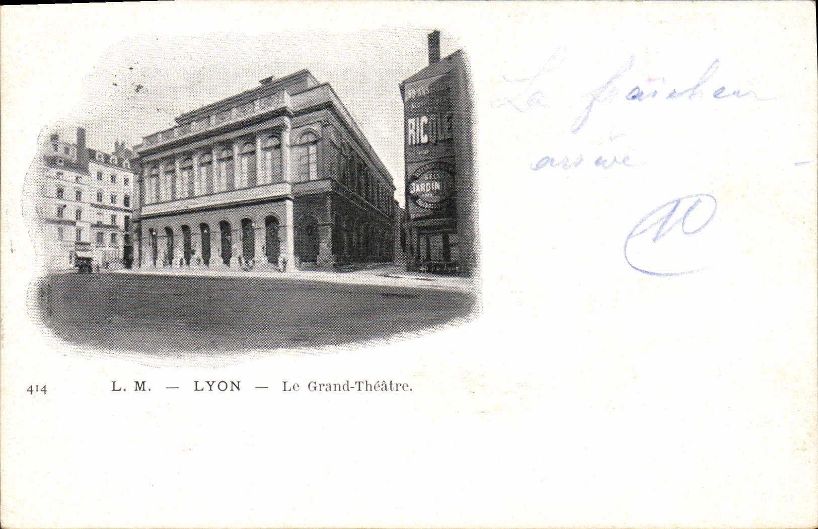 CPA Le grand theatre Lyon Ricqles