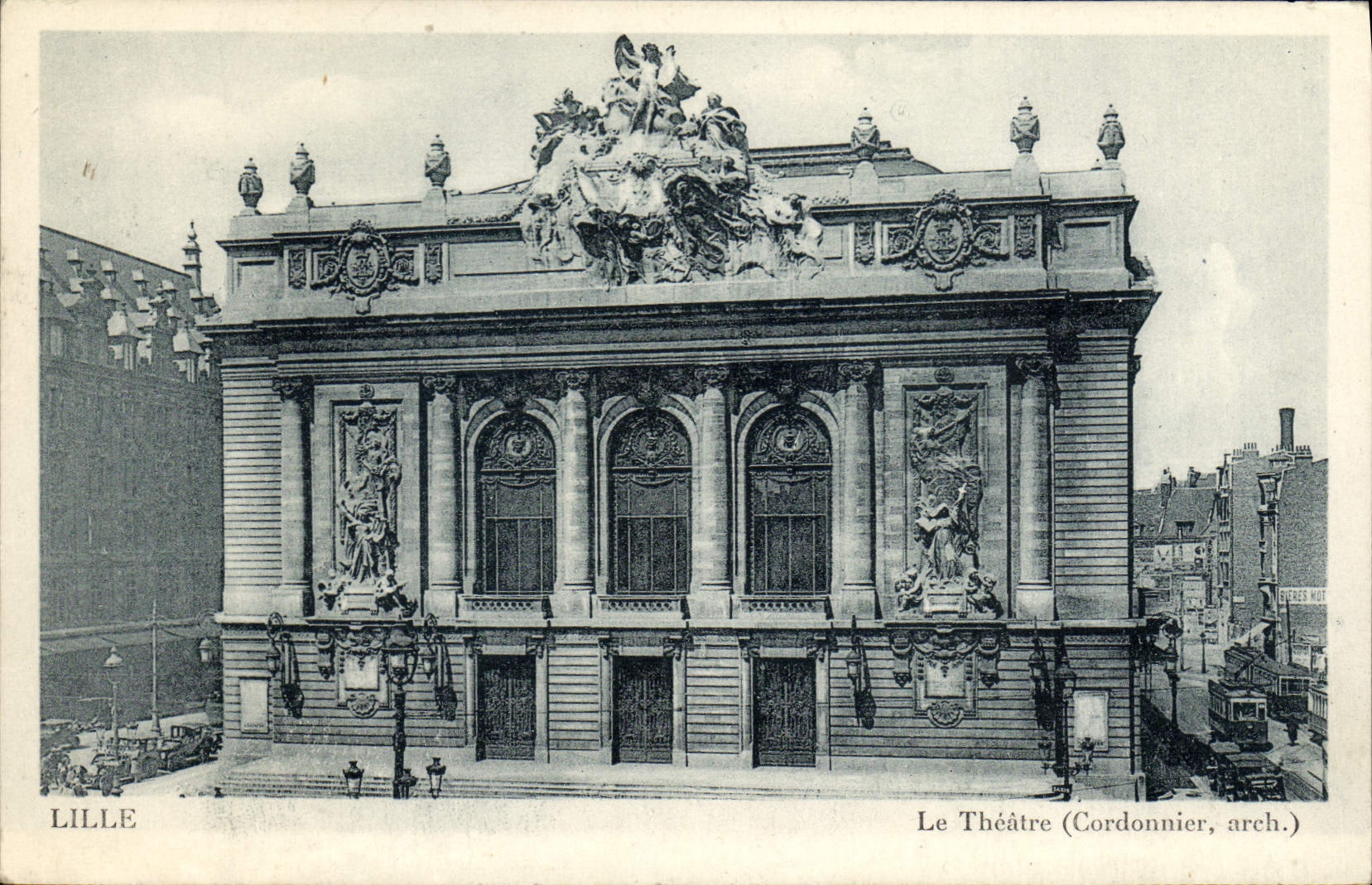 VINTAGE POSTCARD the Lille Theater