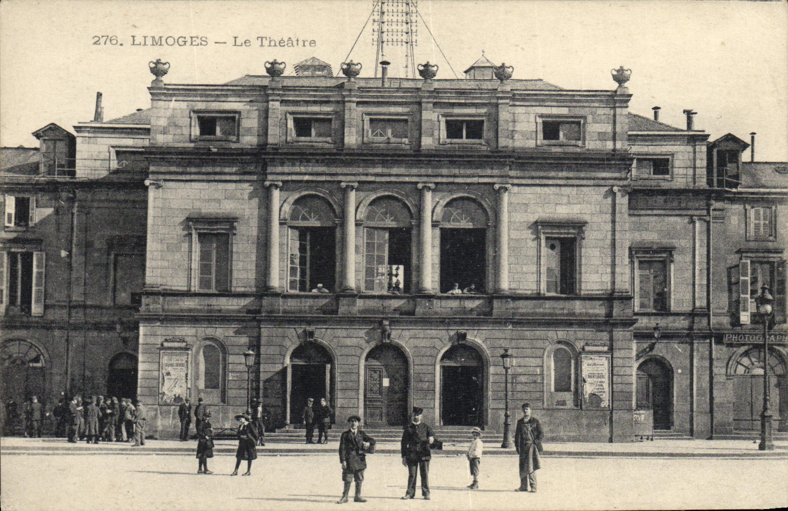 VINTAGE POSTCARD Limoges the Theater