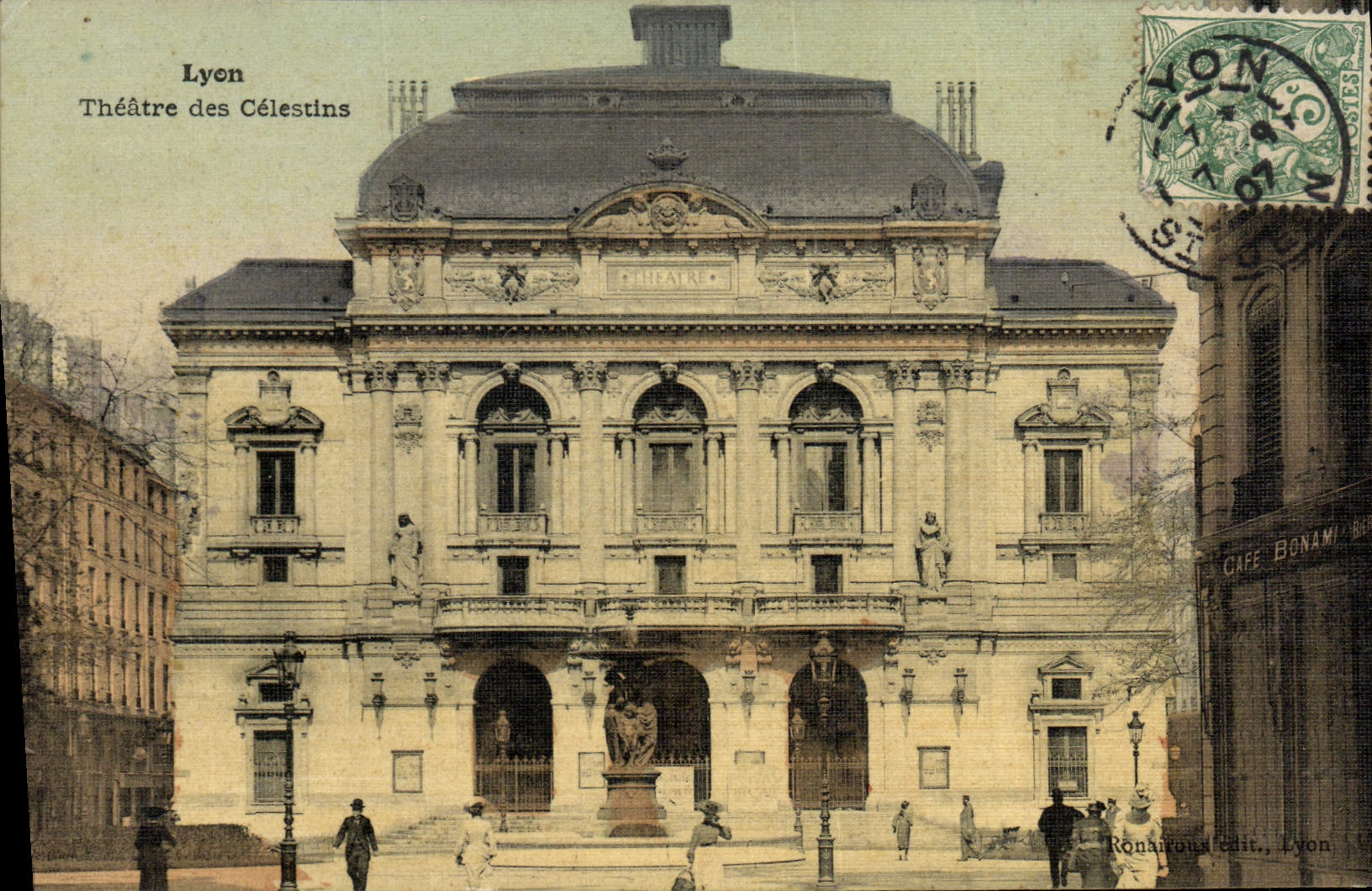 CPA Lyon Theatre des Celestins (carte toilee)