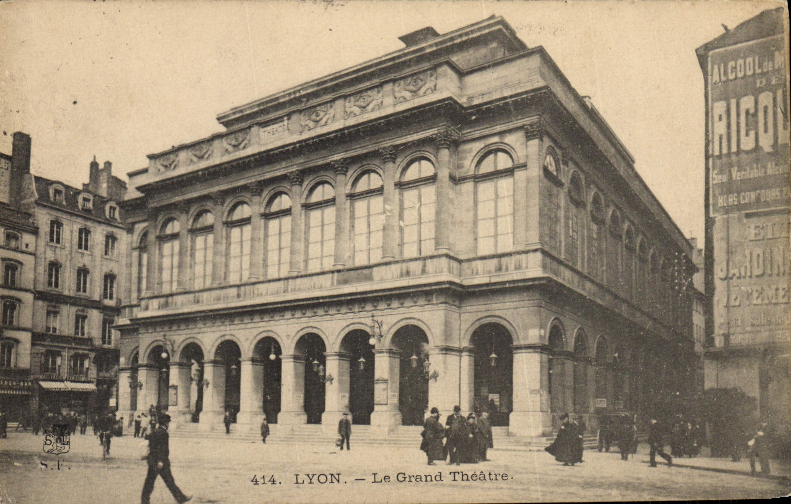 CPA Lyon Le grand Theatre Ricqles