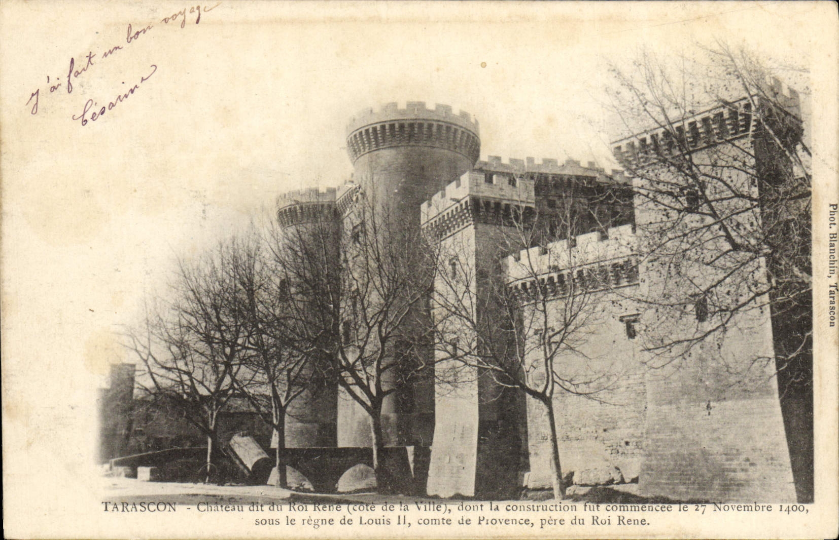 CPA Tarascon Chateau dit du roi Rene 