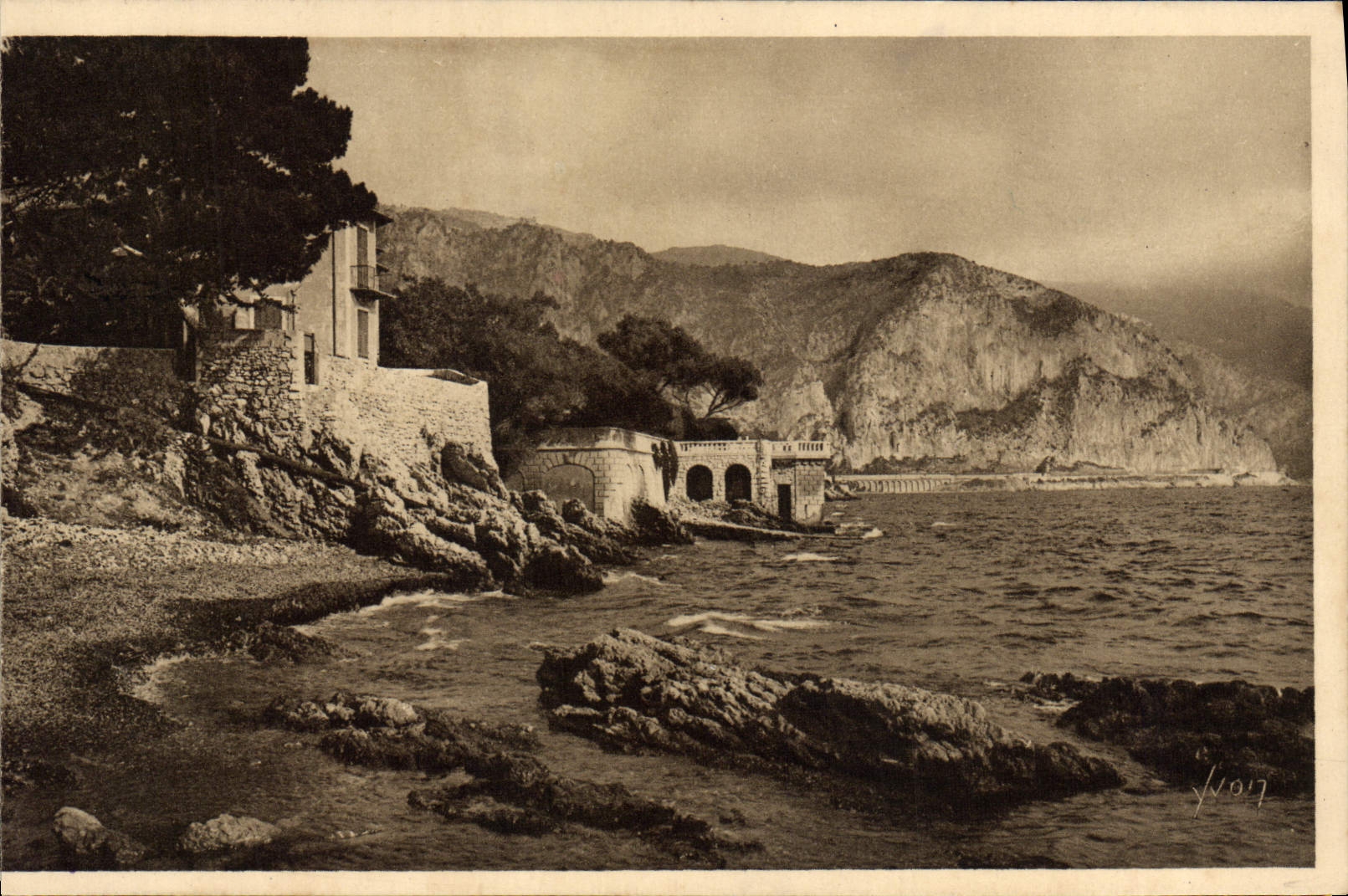 CPA Beaulieu sur Mer Un coin pittoresque