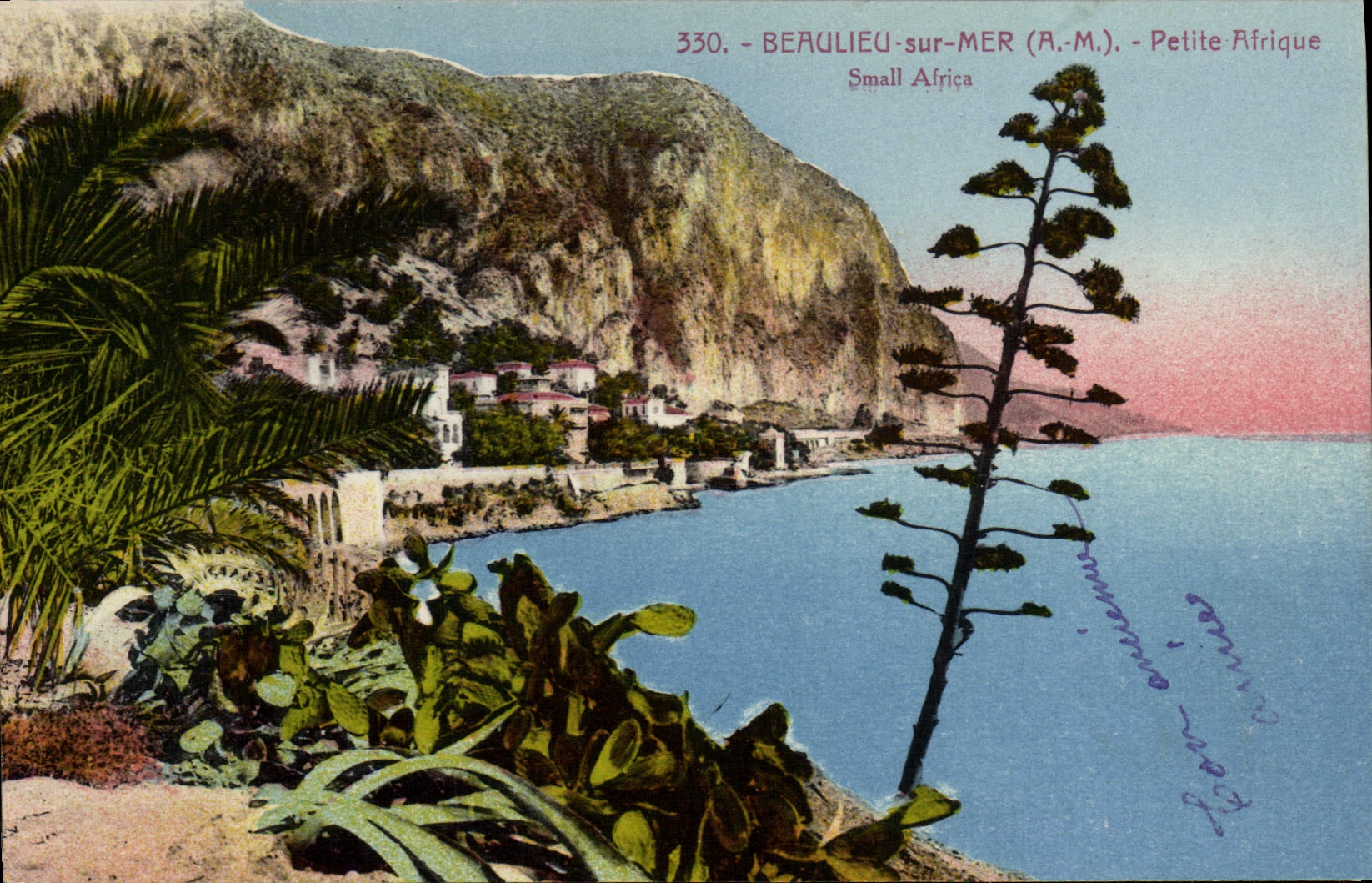 CPA Beaulieu sur mer Petite Afrique