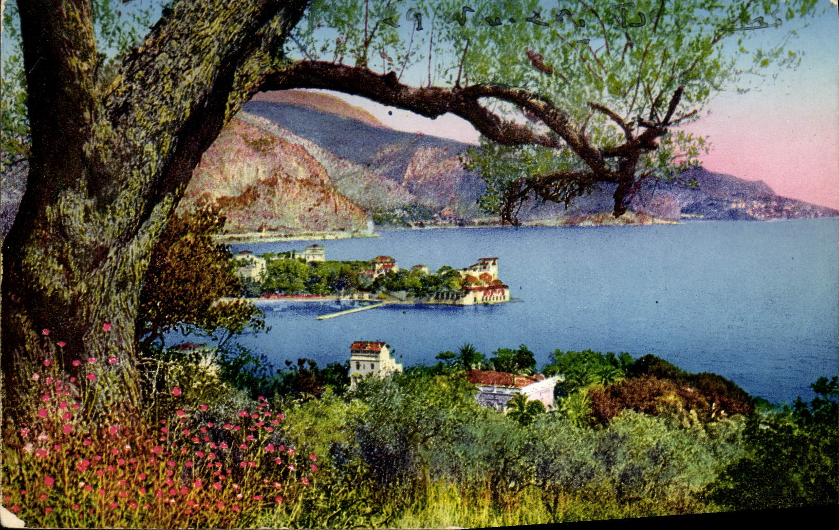 VINTAGE POSTCARD Beaulieu On Sea the Point of the ants