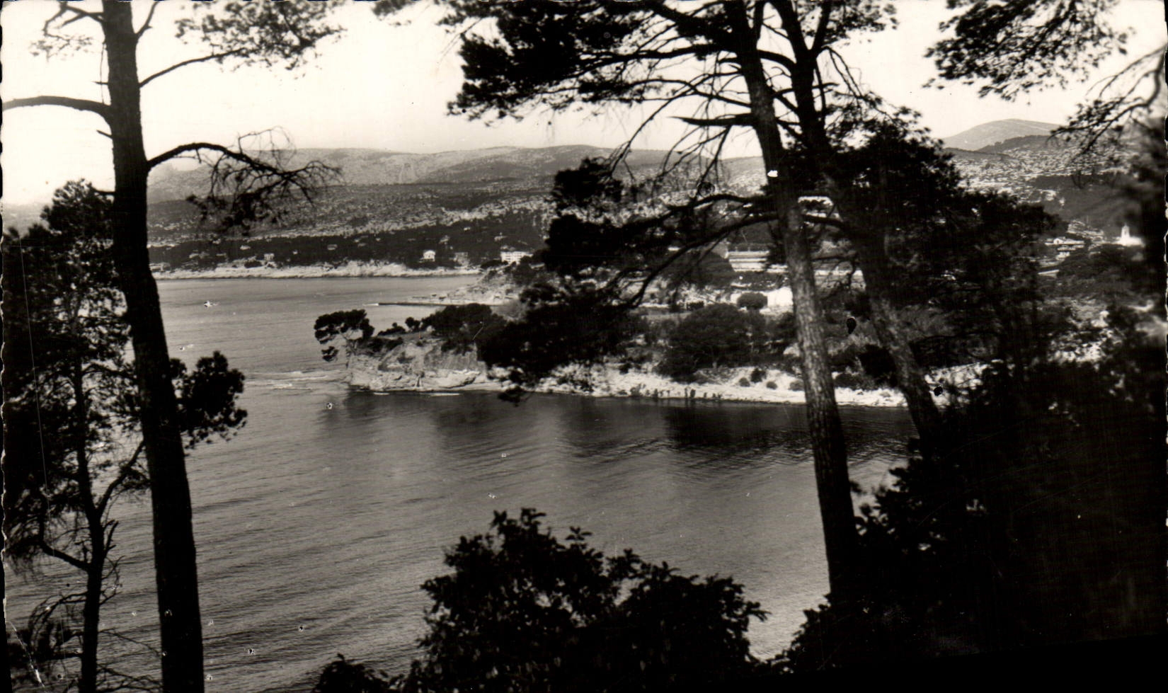 Cala de la POSTAL de la VENDIMIA Cassis sur Mer de la arena vista de Revestel