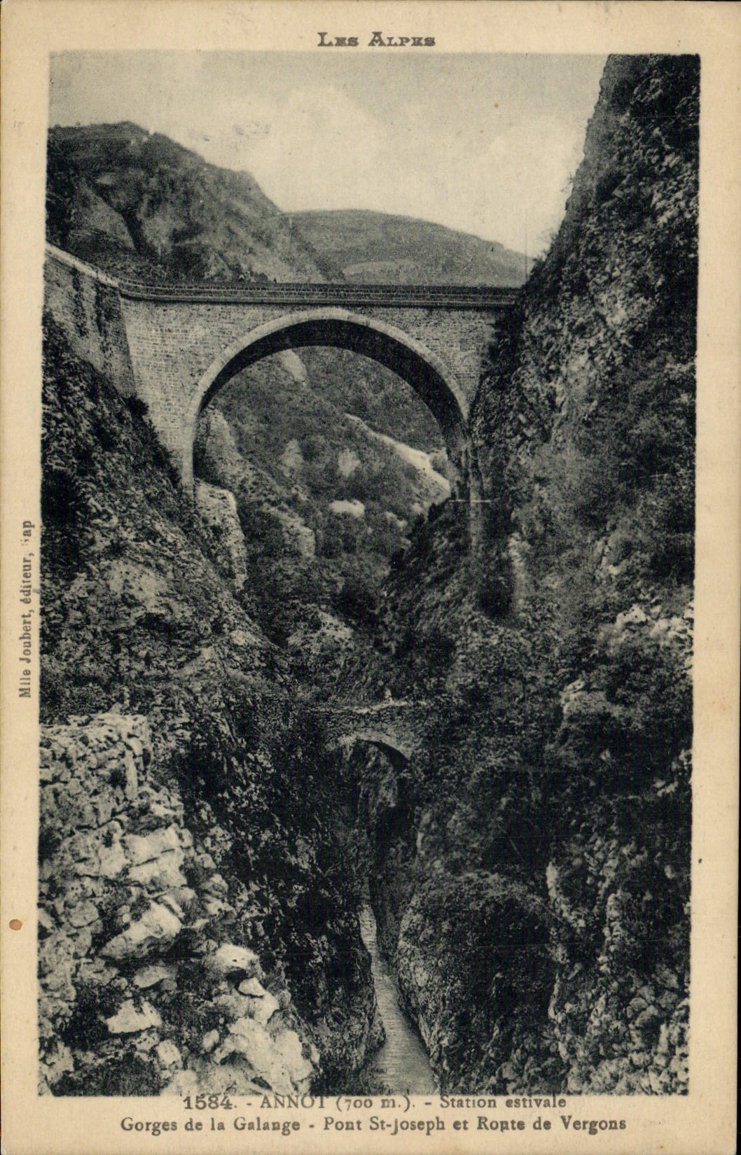 CPA Annot Pont St Joseph Routr de St Andre