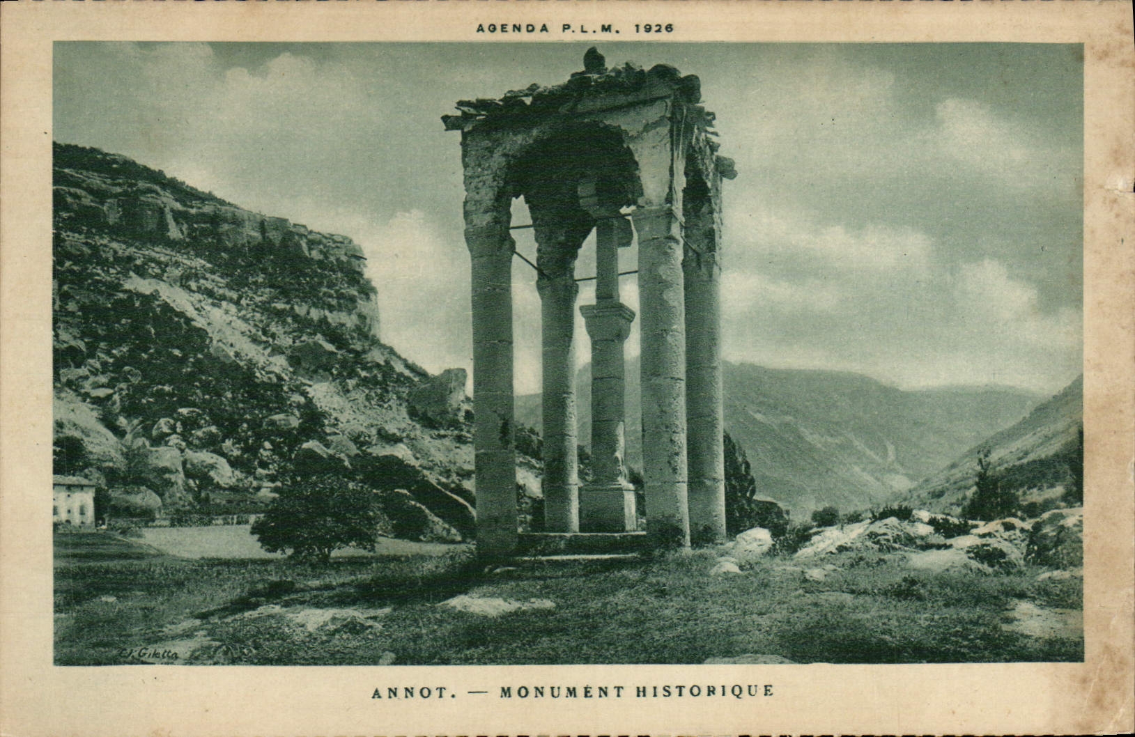 CPA Annot Monument Historique