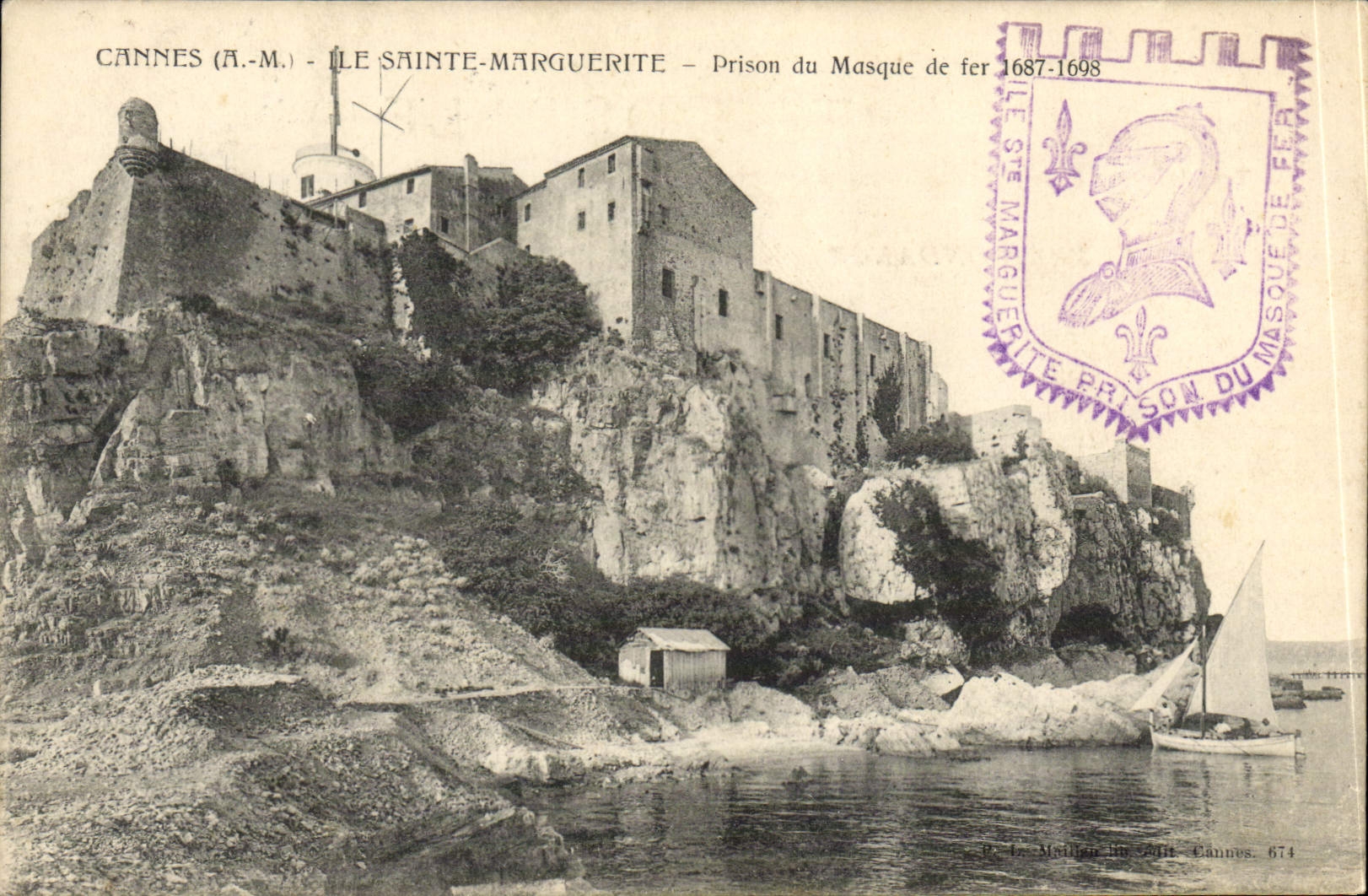 CPA Cannes Ile Sainte Marguerite Prison du Masque de fer