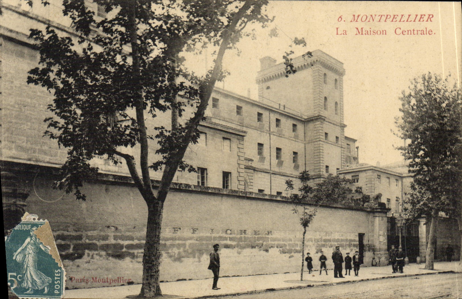 CPA Montpellier La Maison Centrale Prison