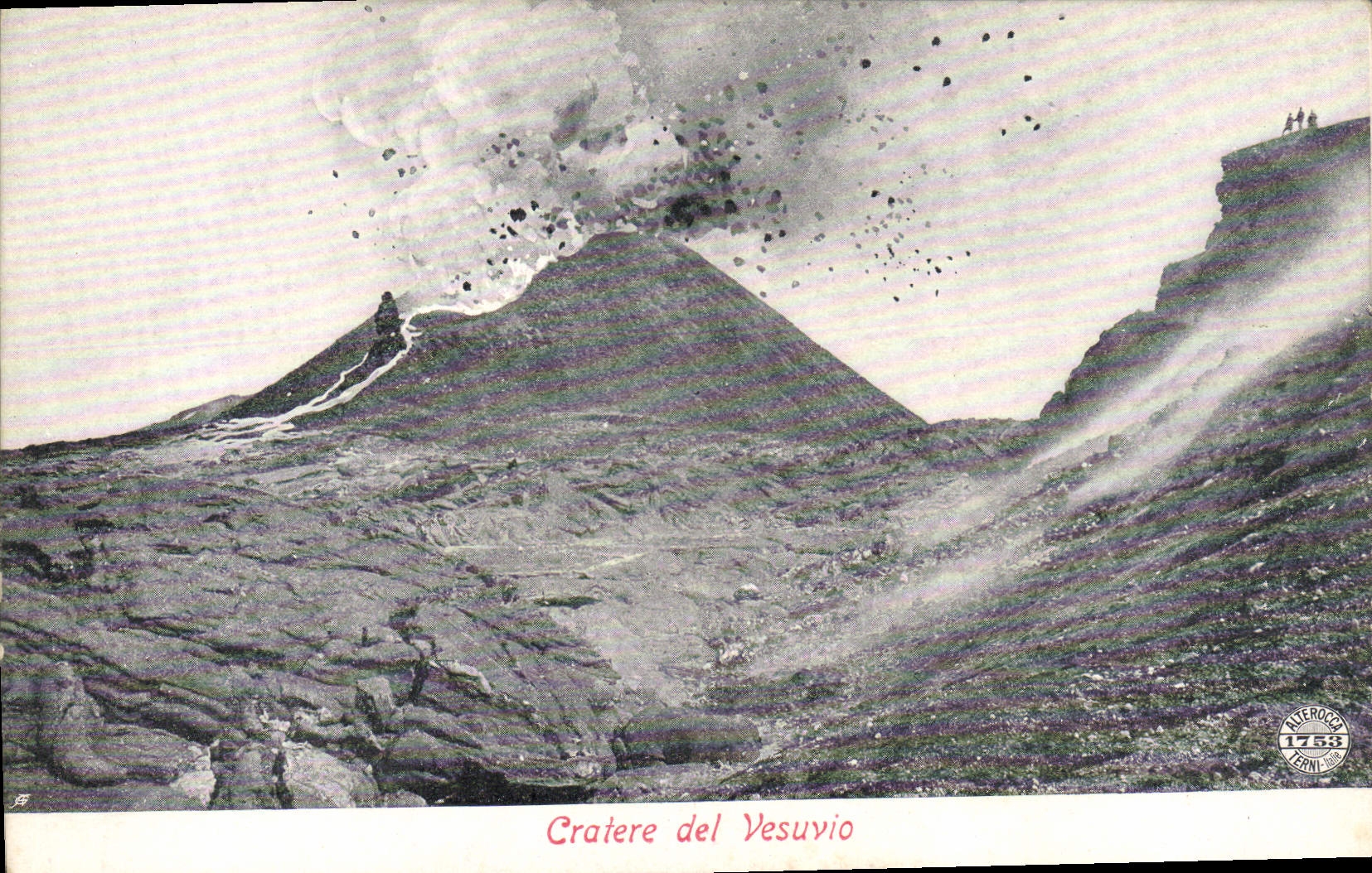 CPA Volcan Cratere del Vesuvio
