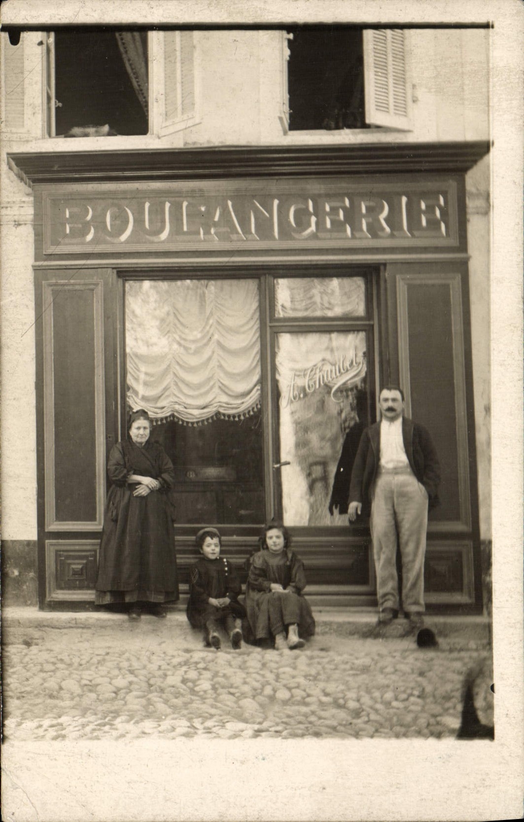 CARTE PHOTO Boulangerie Boulanger 