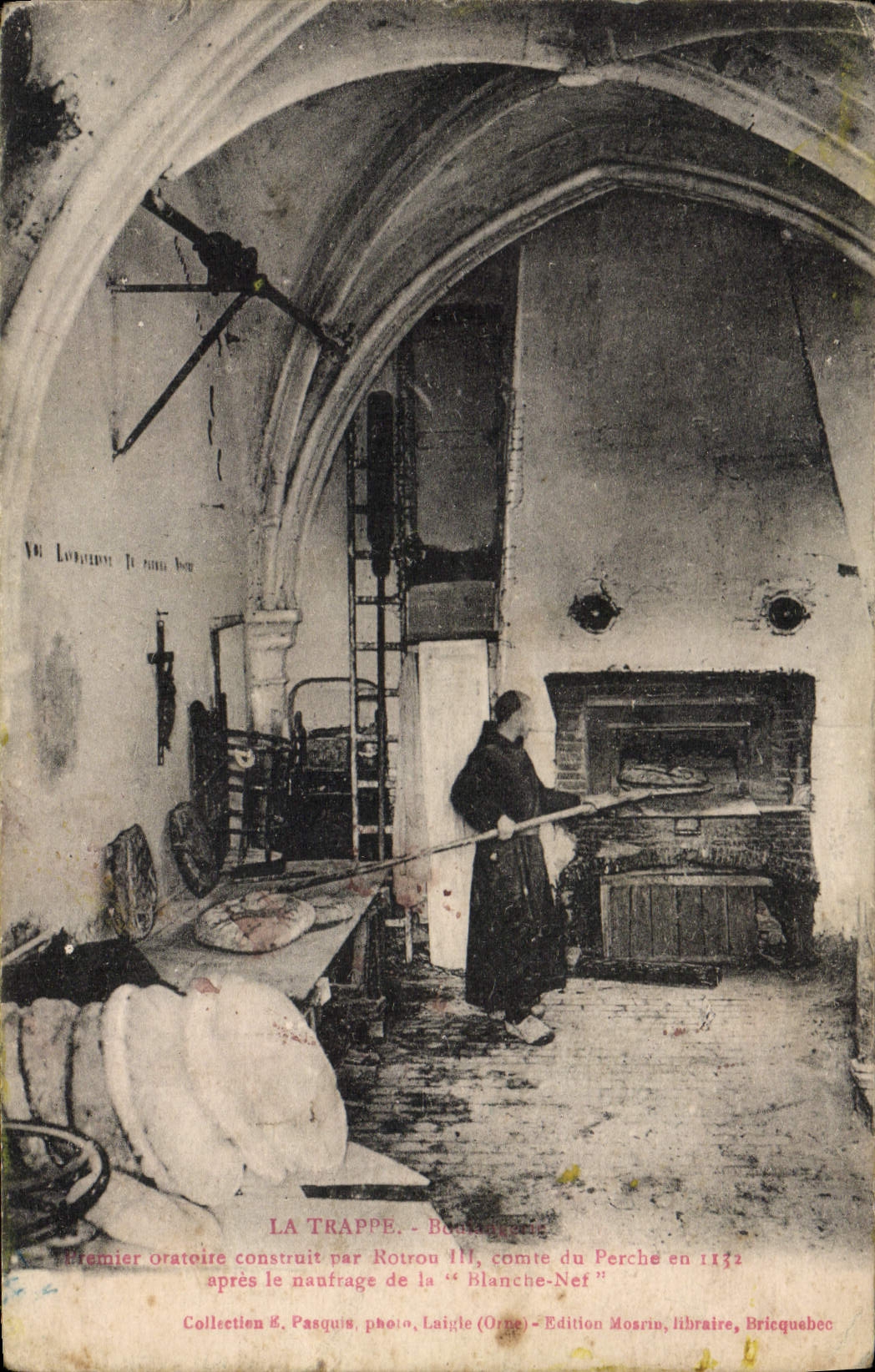 VINTAGE POSTCARD the Trap door Bakery