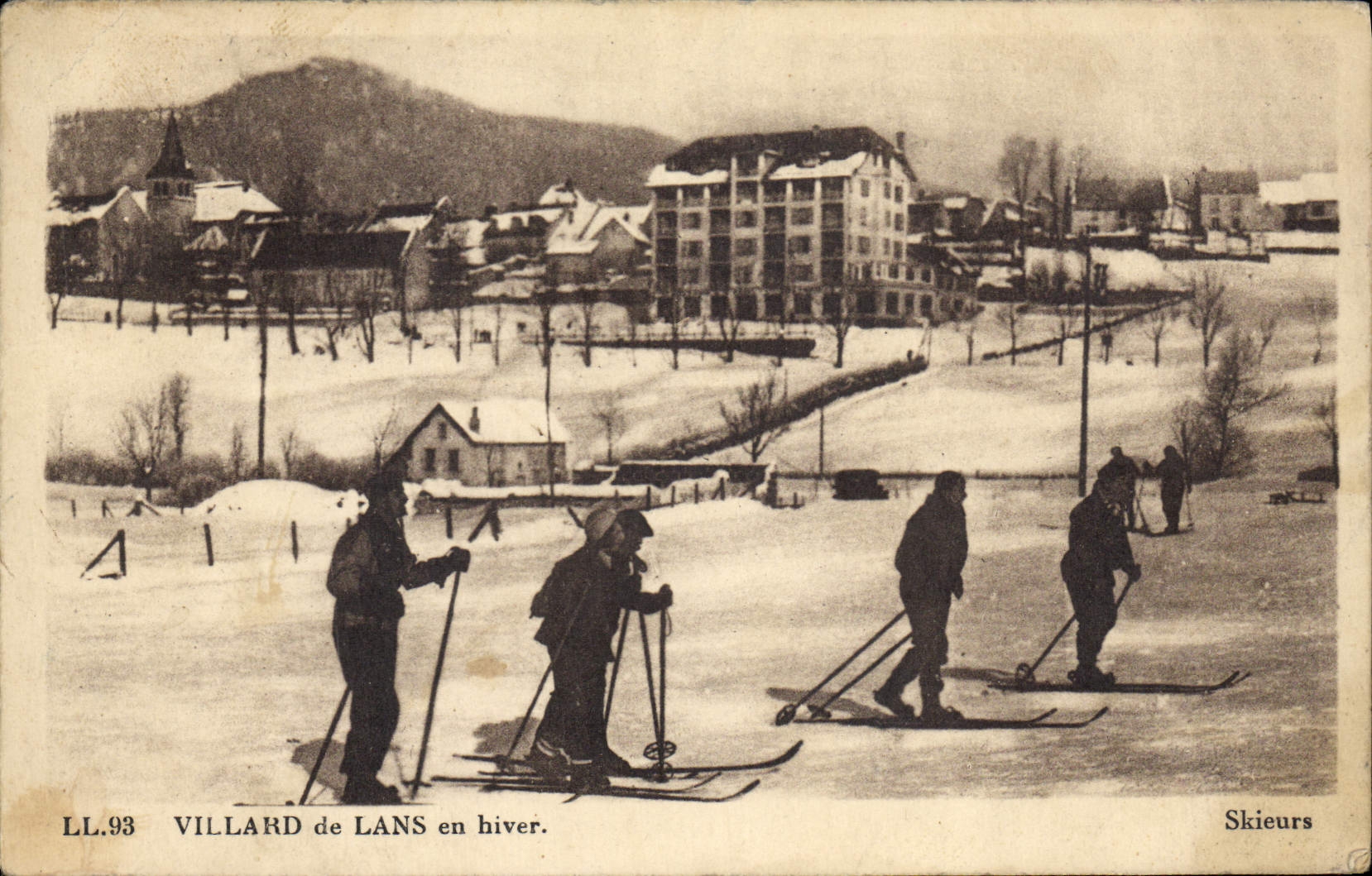 CPA Sports d'hiver Ski Villard de Lans en hiver Skieurs