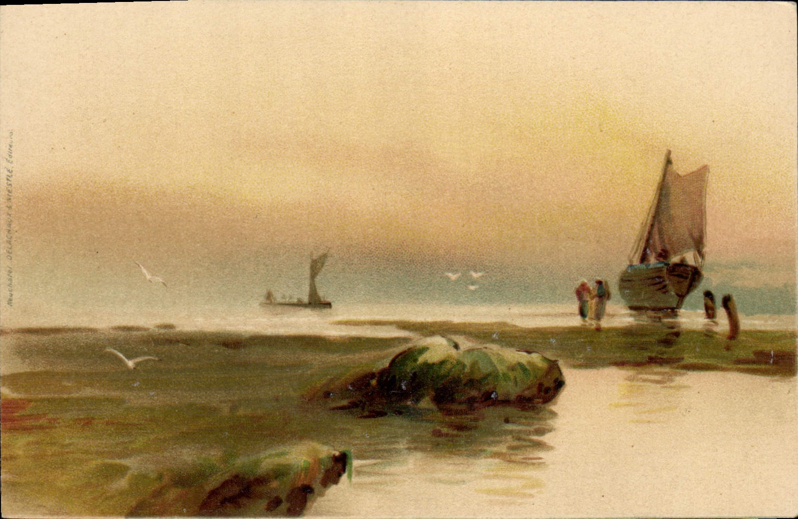 CPA Bateau voilier Peche 