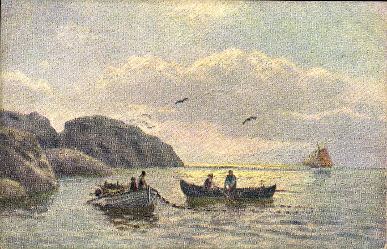 CPA Bateau Peche