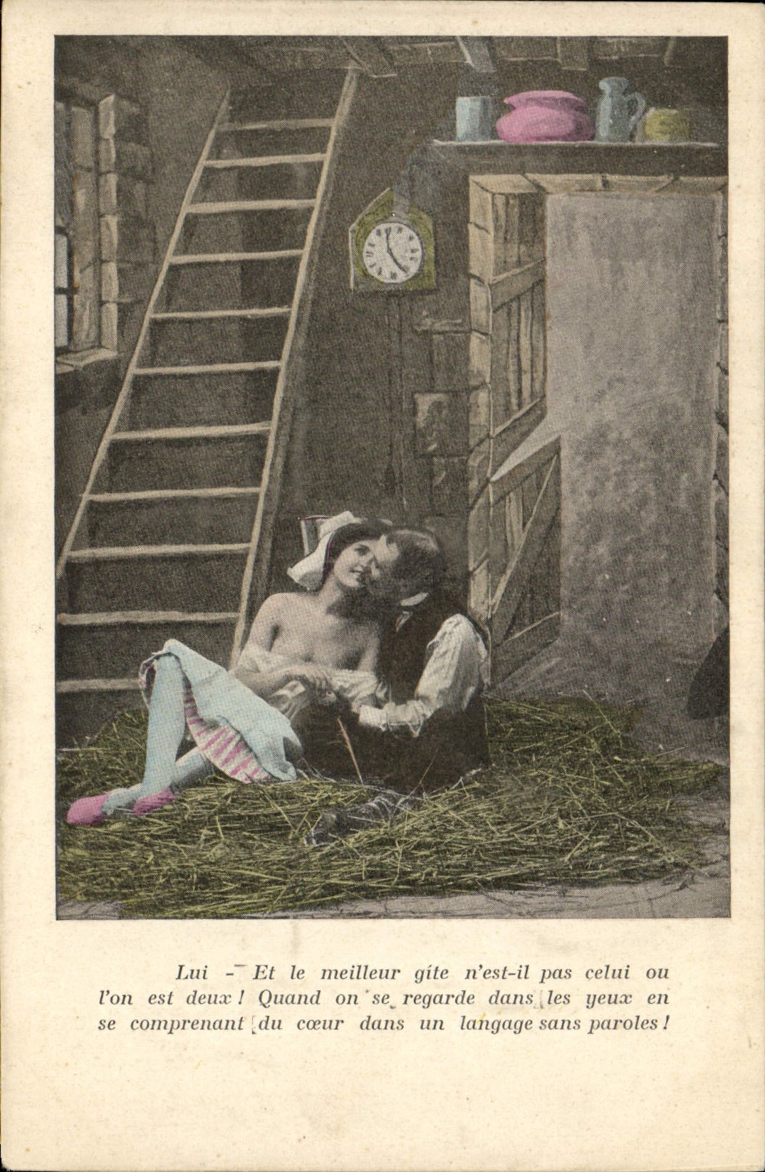 CPA Femme nu erotique 