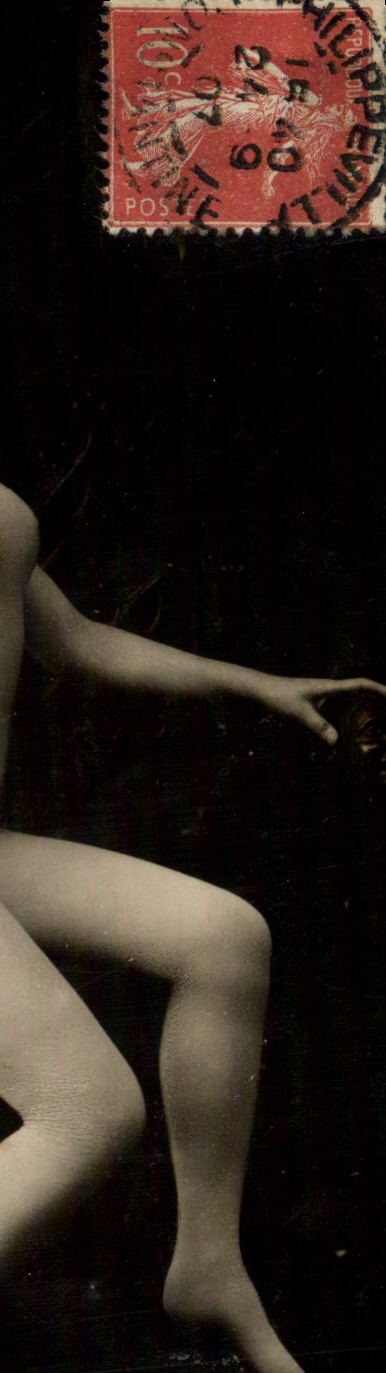 CPA Femme nu erotique 