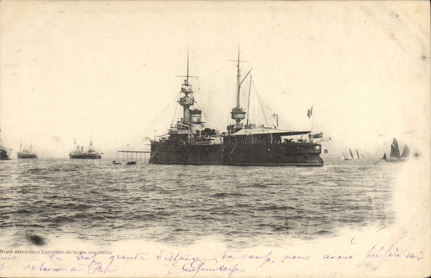 CPA Bateau de guerre