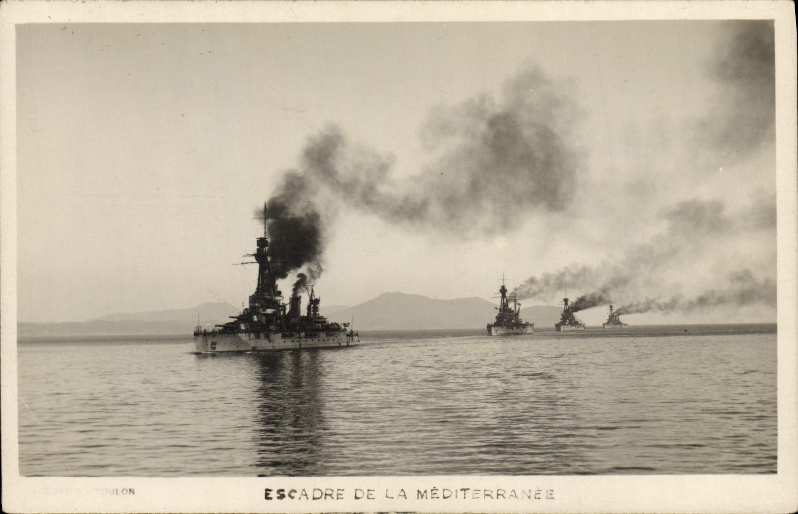 CPA Bateau Escadre de la Mediterranee 