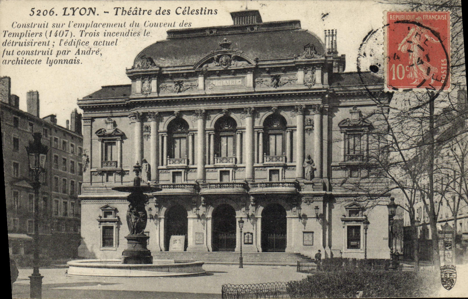 CPA Lyon Theatre des Celestins