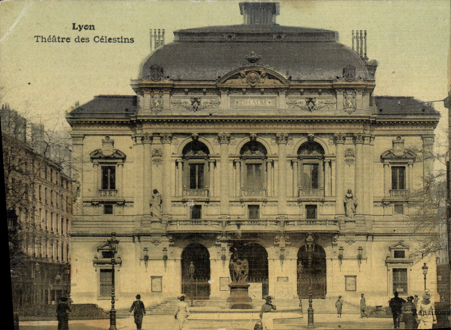 CPA Lyon Theatre des Celestins (carte toilee)