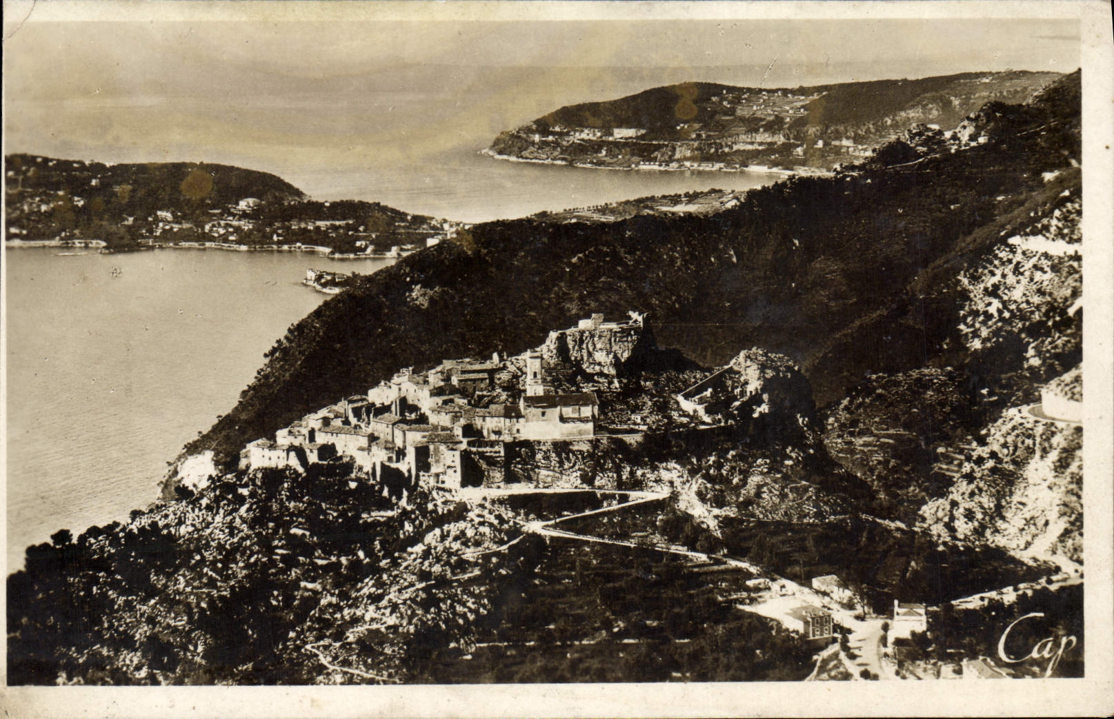 CPA Eze Vue Prise de la Grande Corniche