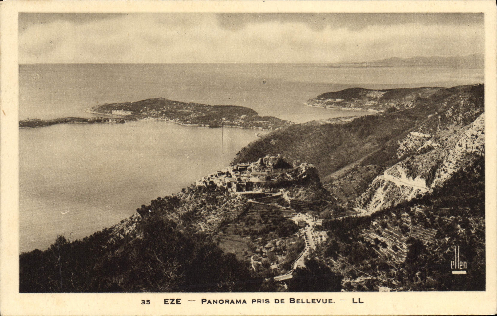 CPA Eze Panorama Pris De Bellevue