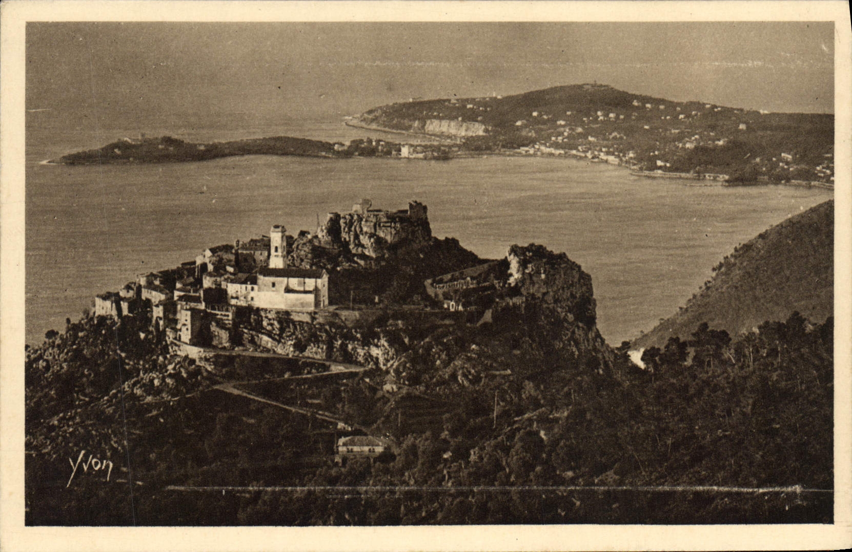 CPA Eze Vue Generale du Village
