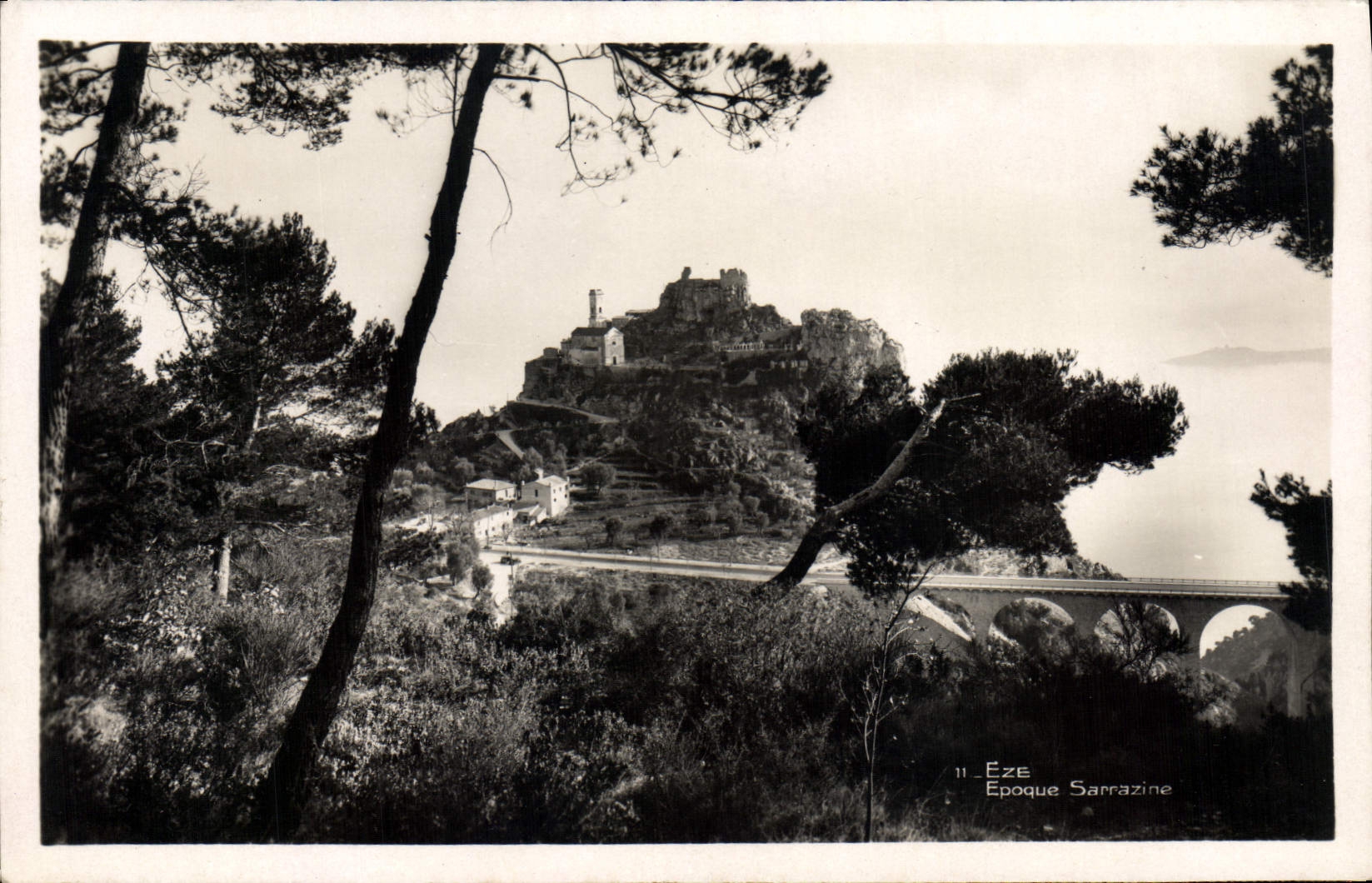 Sarrazine del tiempo de Eze de la POSTAL de la VENDIMIA