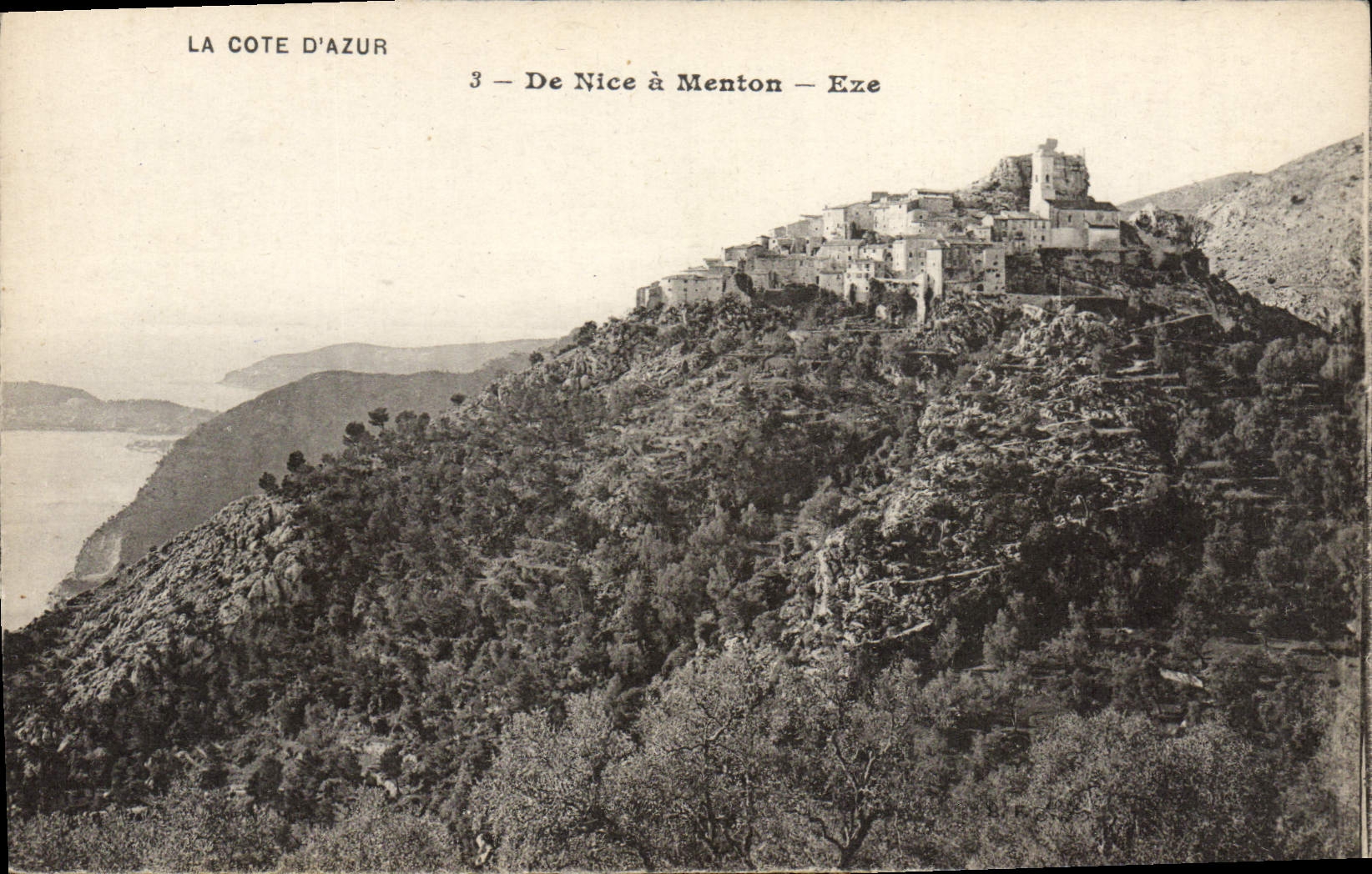 La POSTAL Eze de la VENDIMIA de Niza tiene Menton