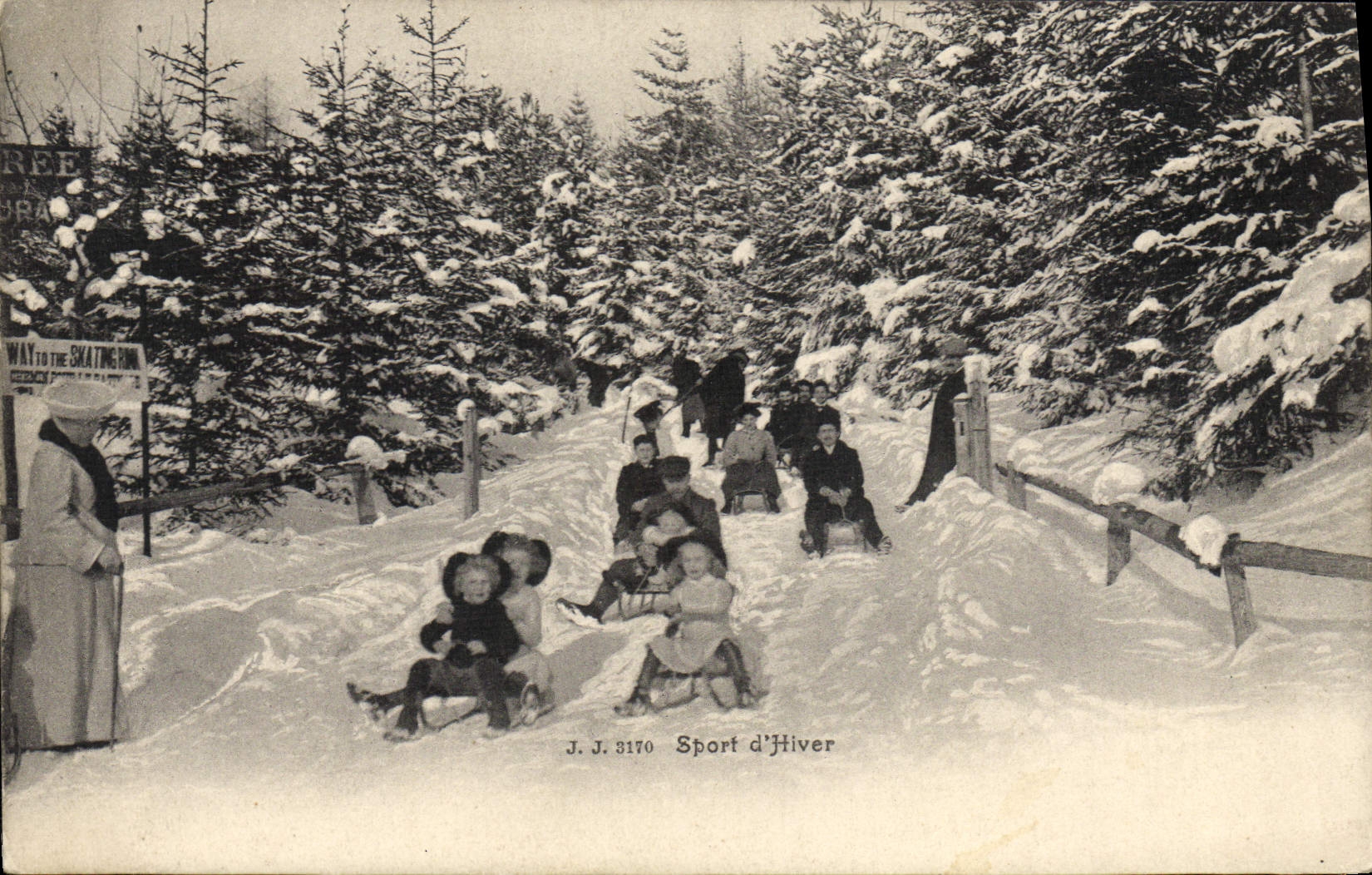 CPA Sports d'hiver Ski Luge Enfants