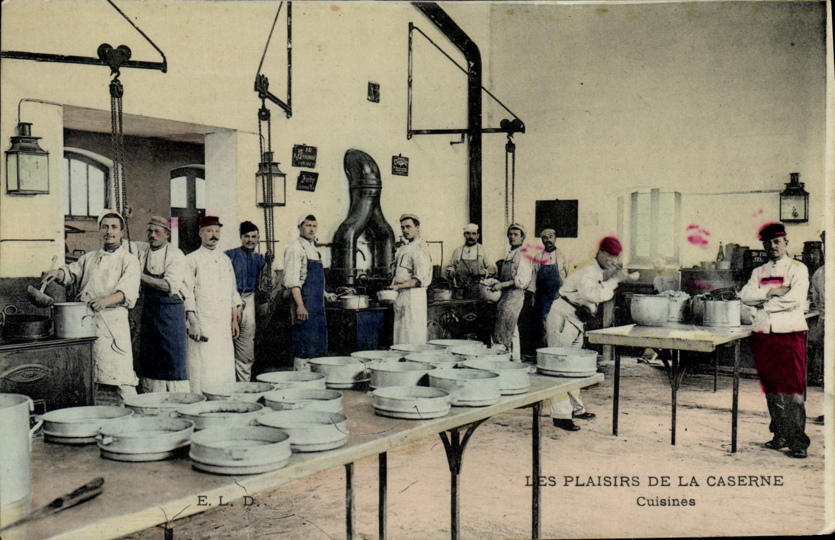 CPA Militaria Caserne Cuisines