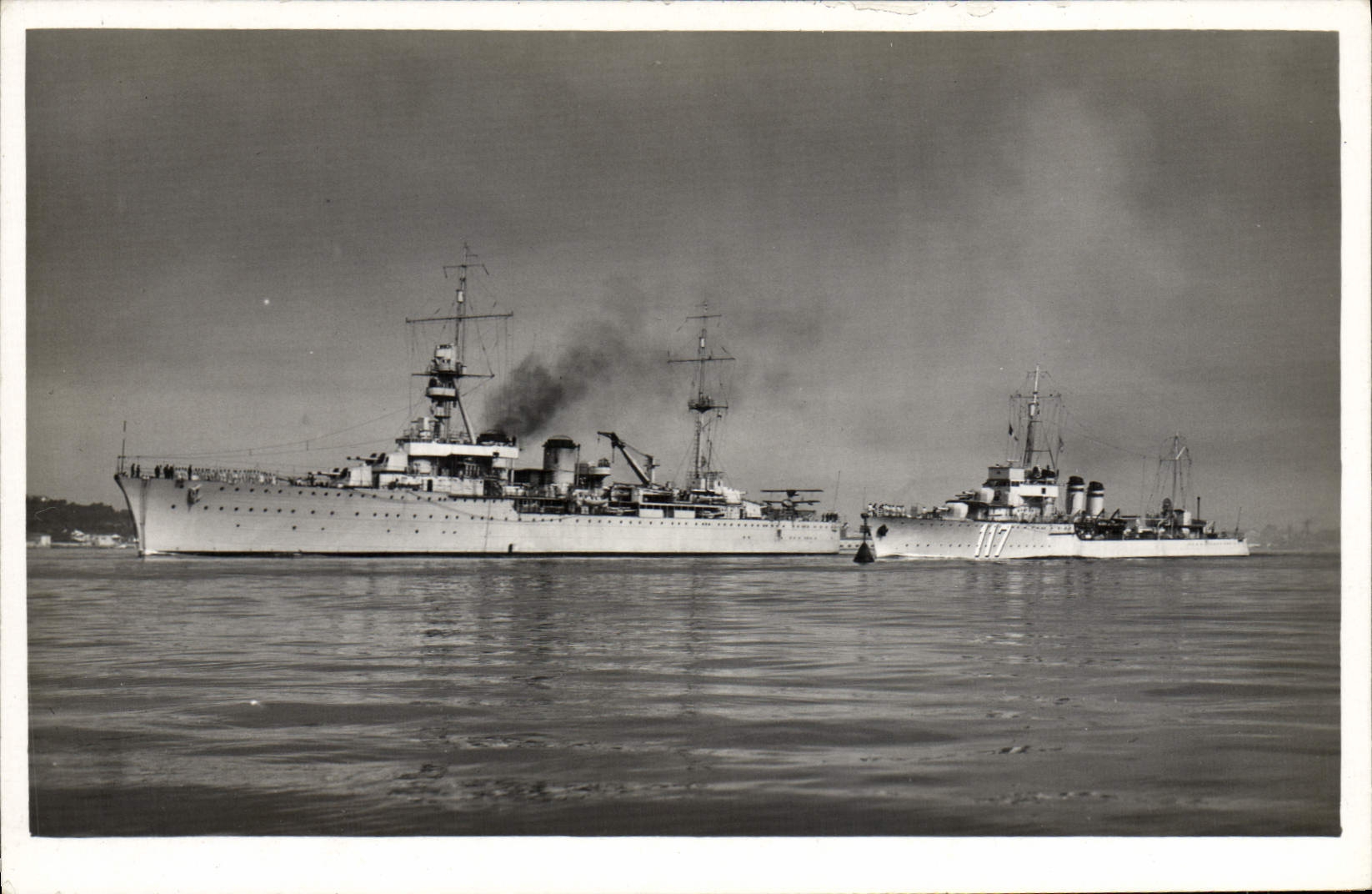 CPM Bateau de guerre 