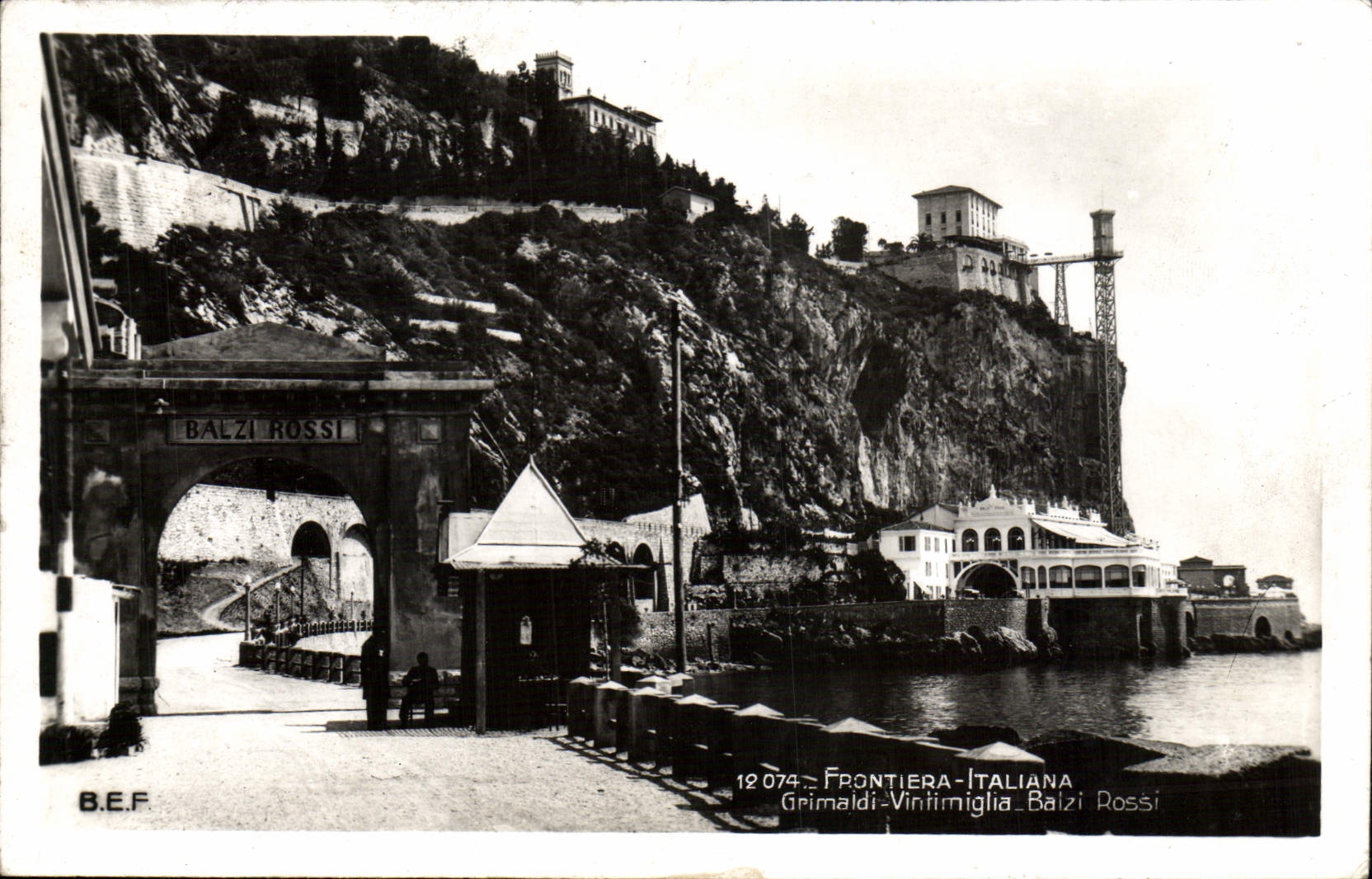 MODERN CARD Frontiera Italiana Grimaldi Vintimiglia Balzi