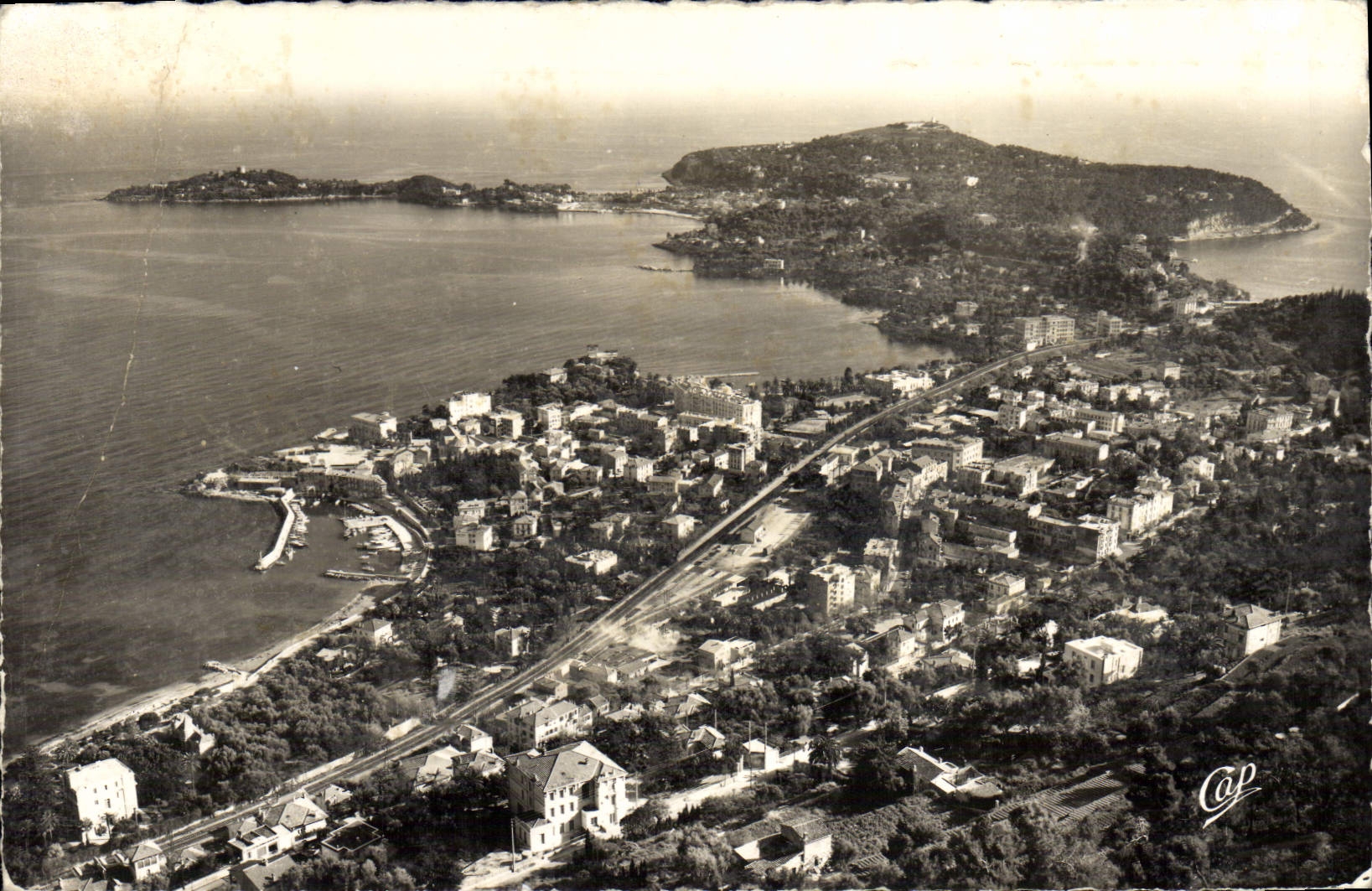 MODERN CARD Beaulieu On sea View and the Cape Ferrat