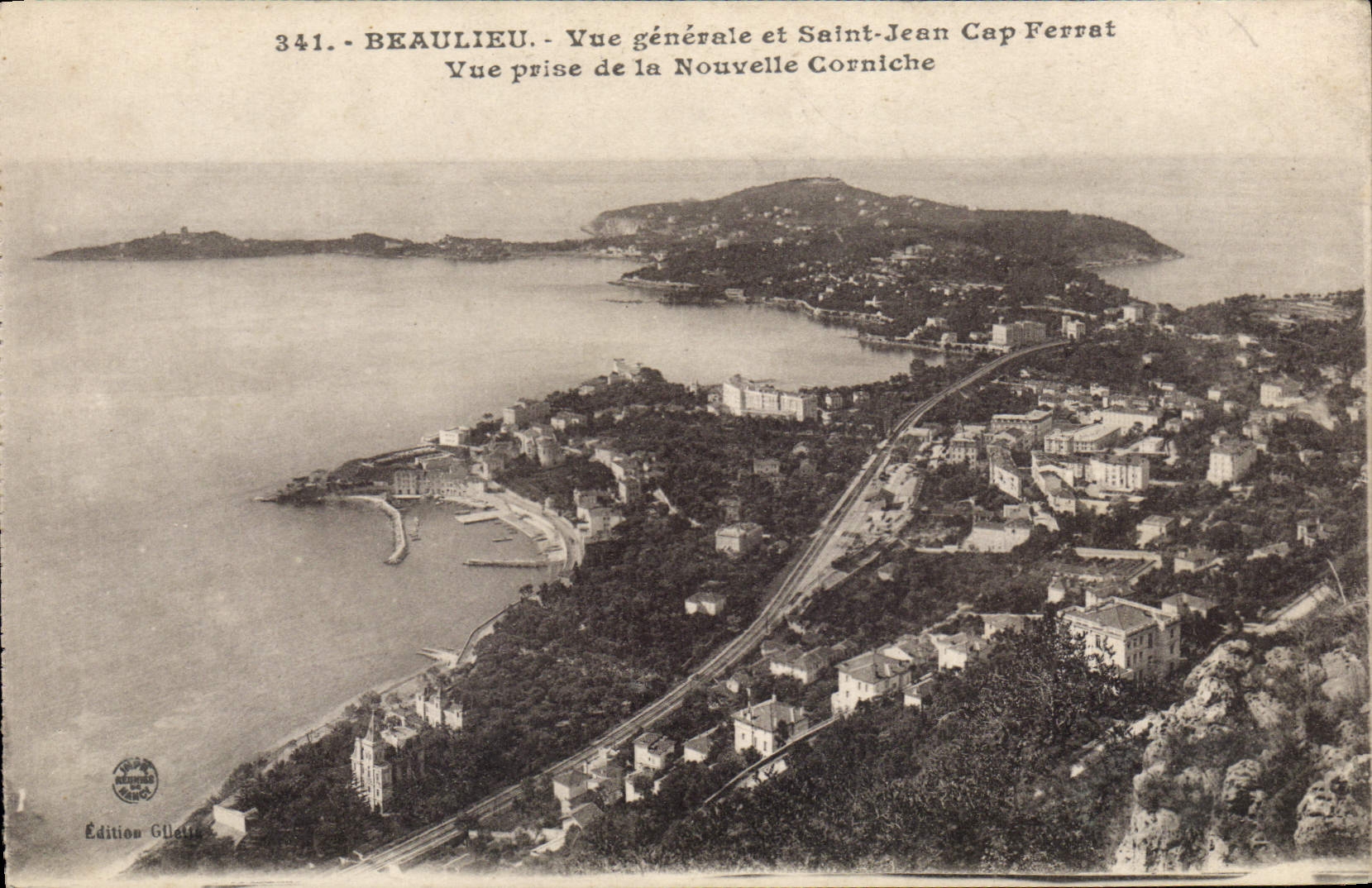 CPA Beaulieu Vue Generale et Saint Jean Cap Ferrat