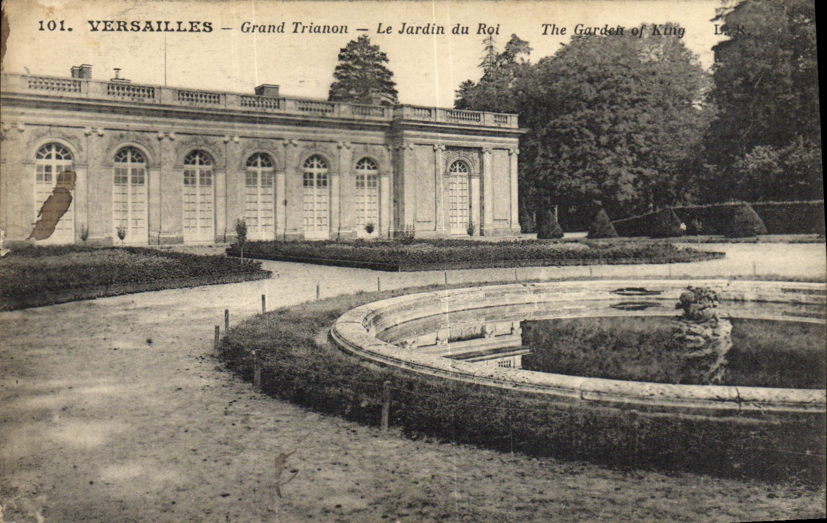 CPA Versailles Grand Trianon Le Jardin du Roi