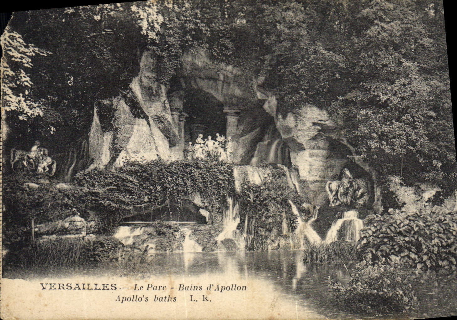 CPA Versailles Le Parc Bains d'Apollon 