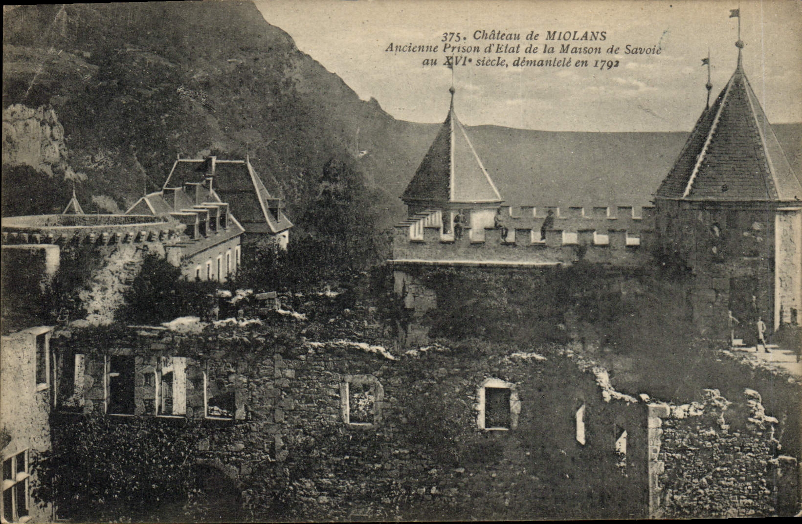 CPA Prison Chateau de Miolans Ancienne prison d'etat de la maison de SAvoie