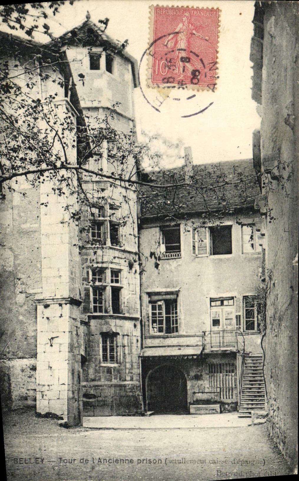 Vuelta de Gelley de la prisión de la POSTAL de la VENDIMIA de la prisión vieja