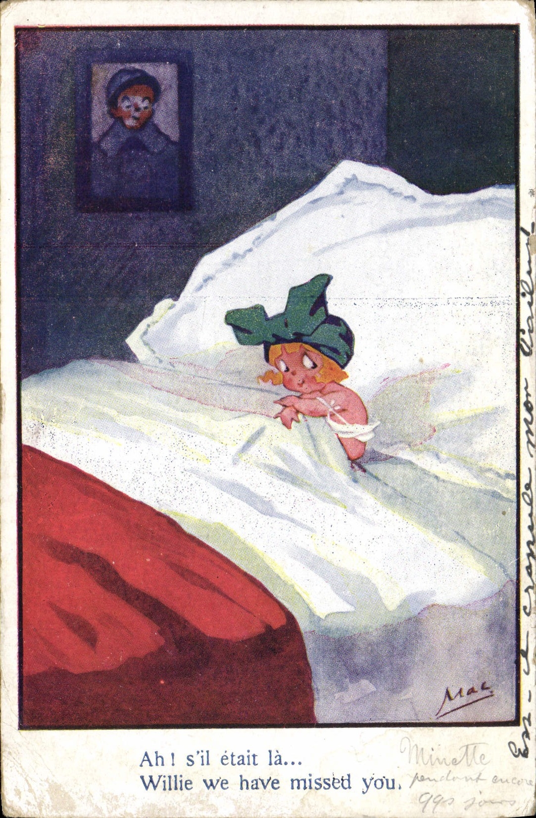 CPA Illustrateur Enfant Mac