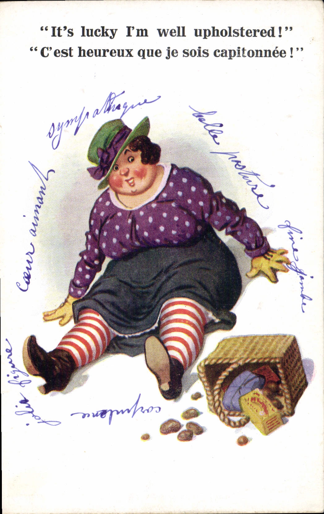 CPA Illustrateur Femme 