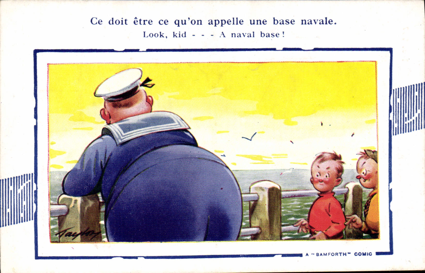 CPA Illustrateur Marin 