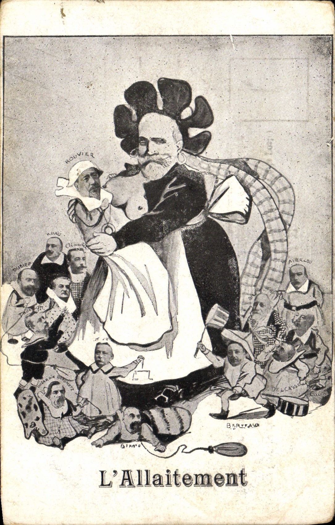 CPA Politique L'allaitement 