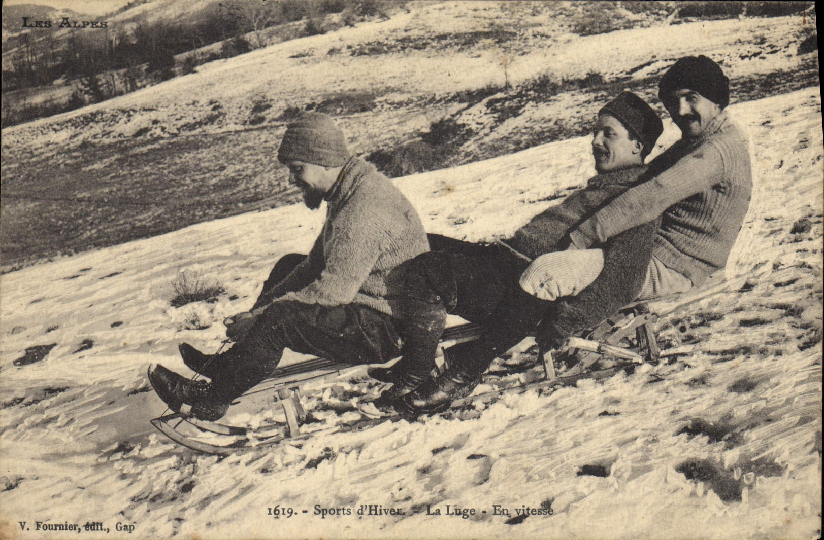 CPA Sports d'hiver Ski La luge en vitesse